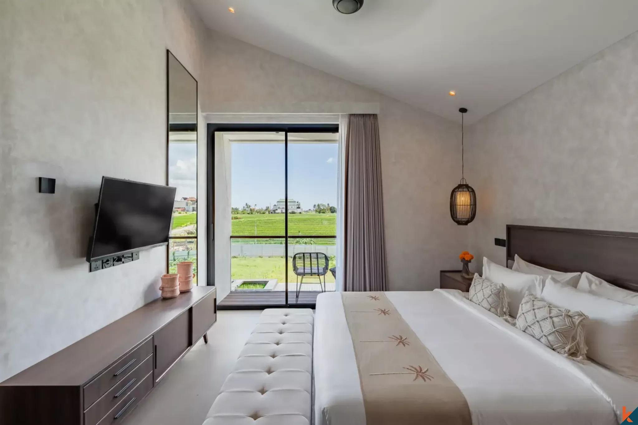 Brand new modern townhouse style two bedroom property leasehold in Pantai Lima - Pererenan