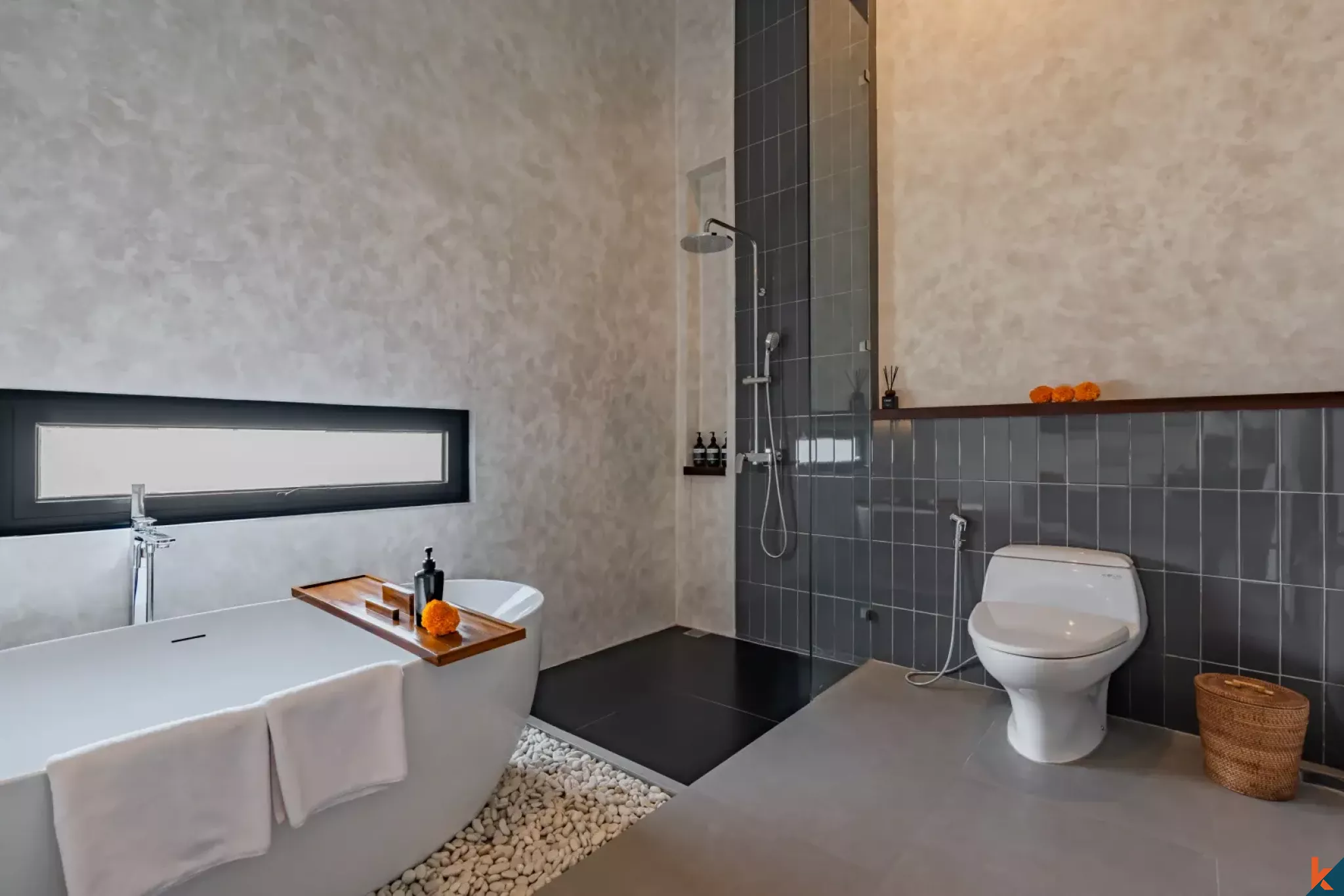 Brand new modern townhouse style two bedroom property leasehold in Pantai Lima - Pererenan
