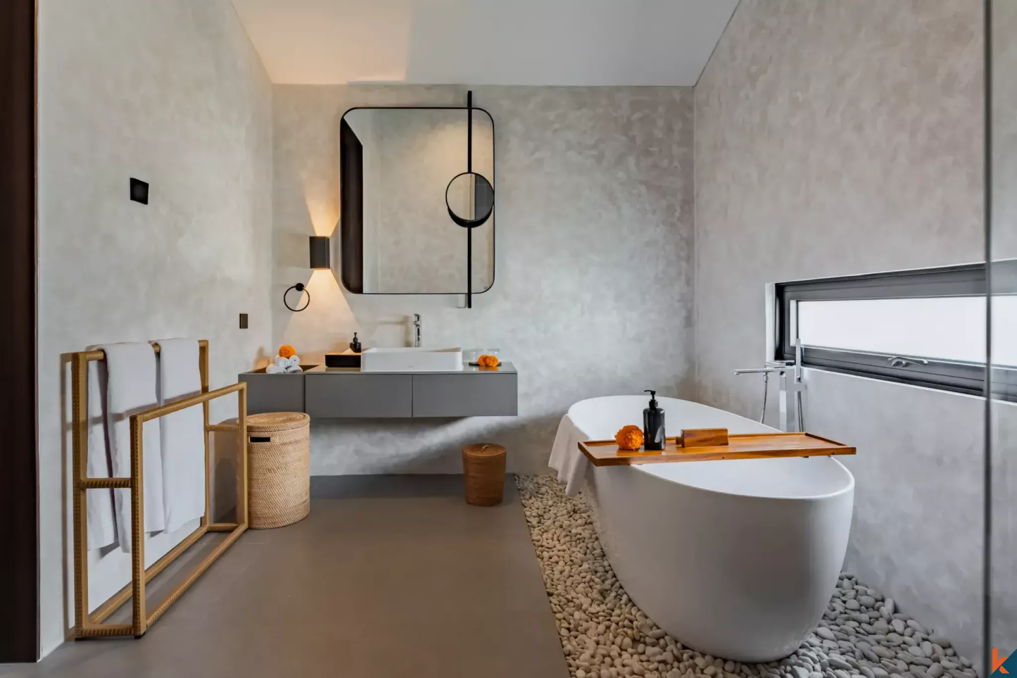 Brand new modern townhouse style two bedroom property leasehold in Pantai Lima - Pererenan