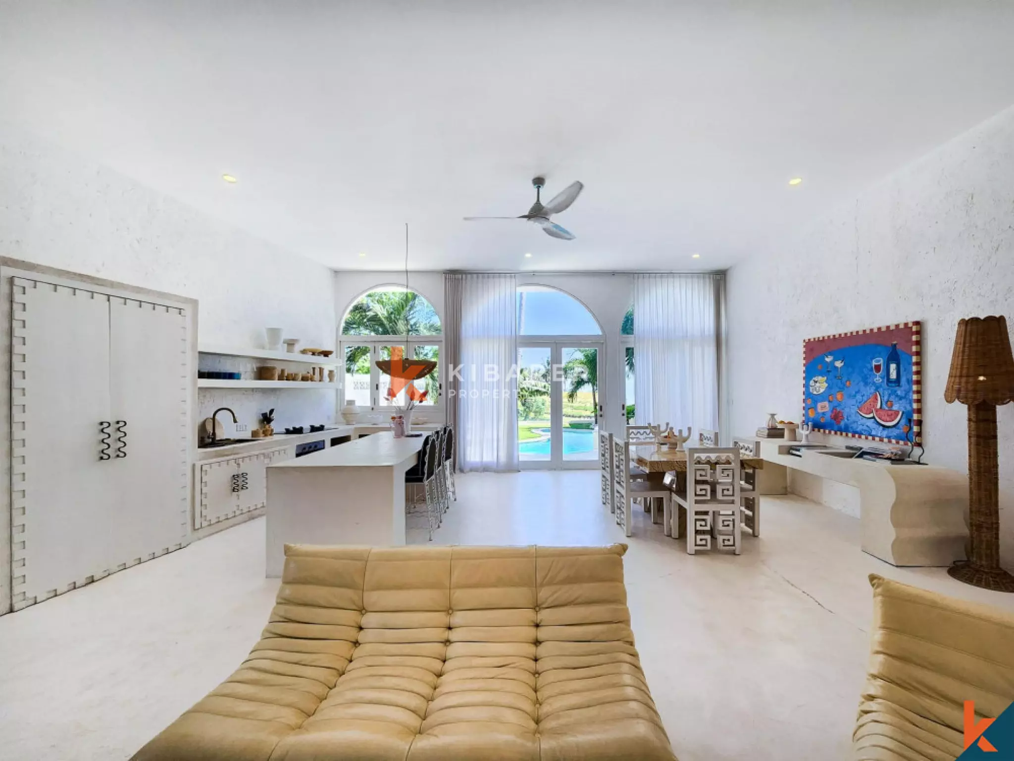 Luxurious Mediterannean Three-bed Villas with Private Pool and Stunning Rice Field Views