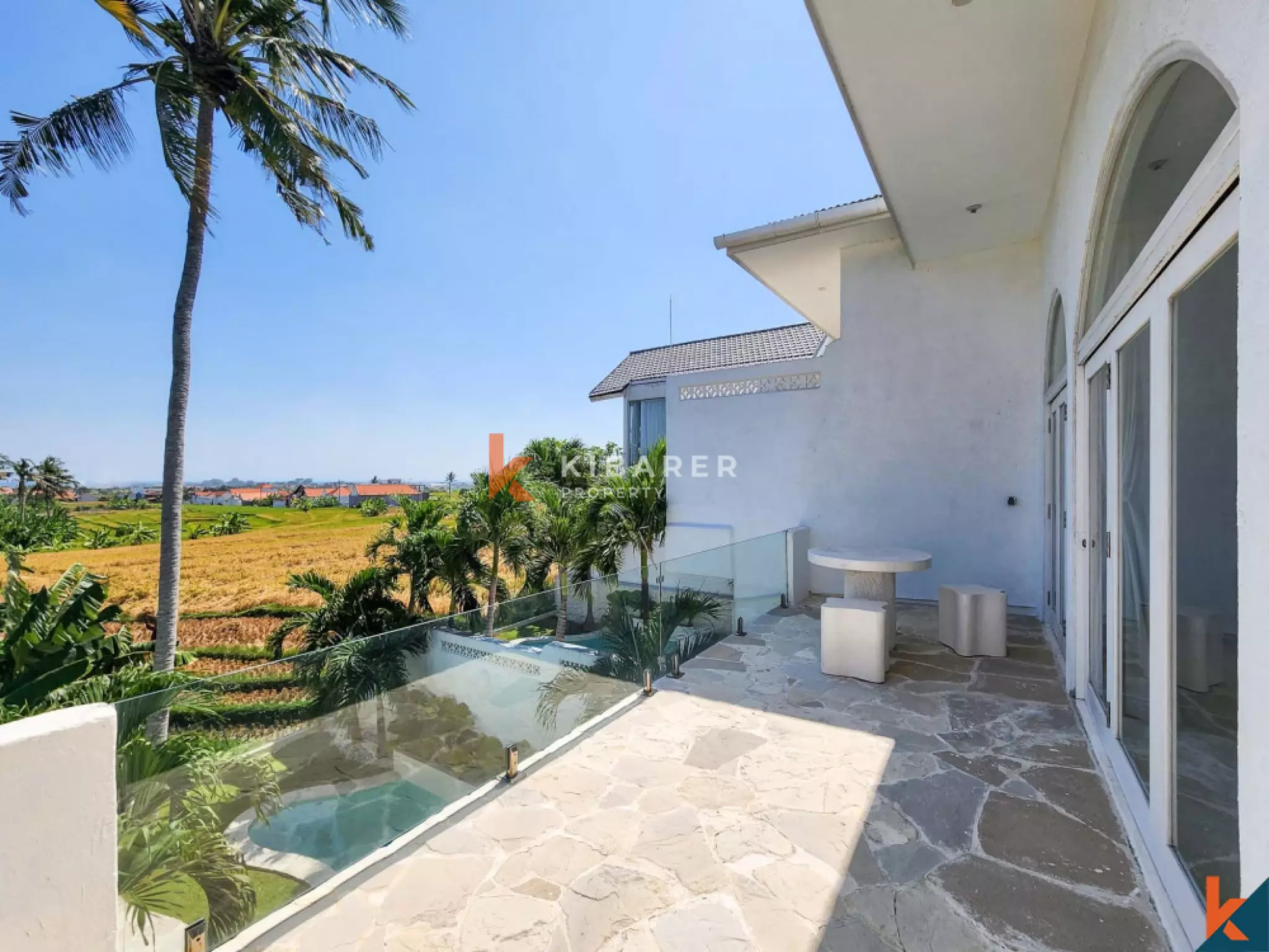 Luxurious Mediterannean Three-bed Villas with Private Pool and Stunning Rice Field Views