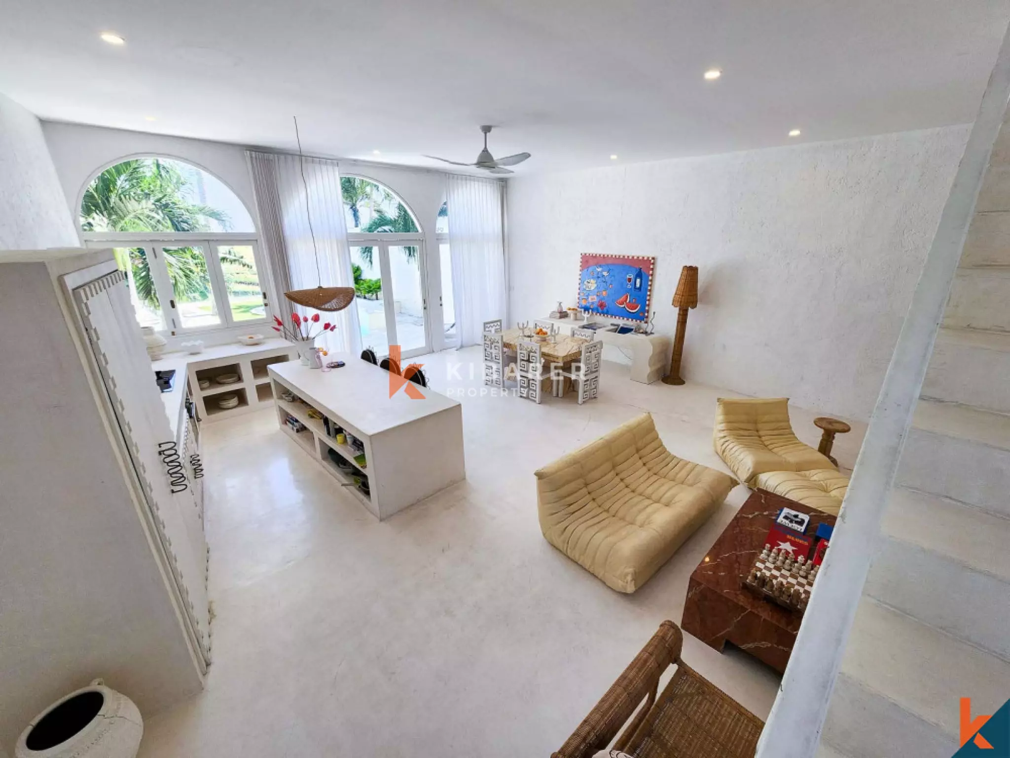Luxurious Mediterannean Three-bed Villas with Private Pool and Stunning Rice Field Views