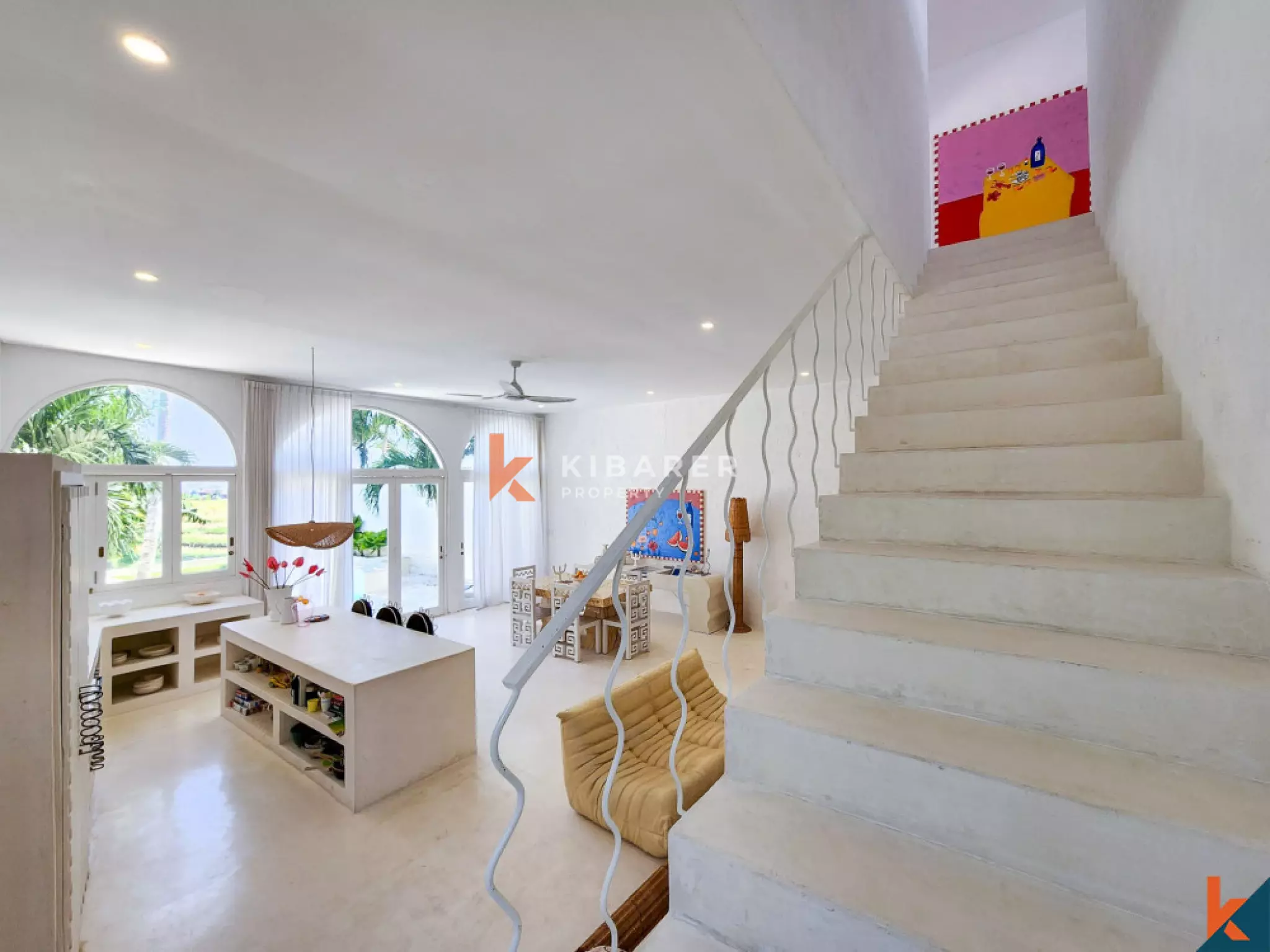 Luxurious Mediterannean Three-bed Villas with Private Pool and Stunning Rice Field Views