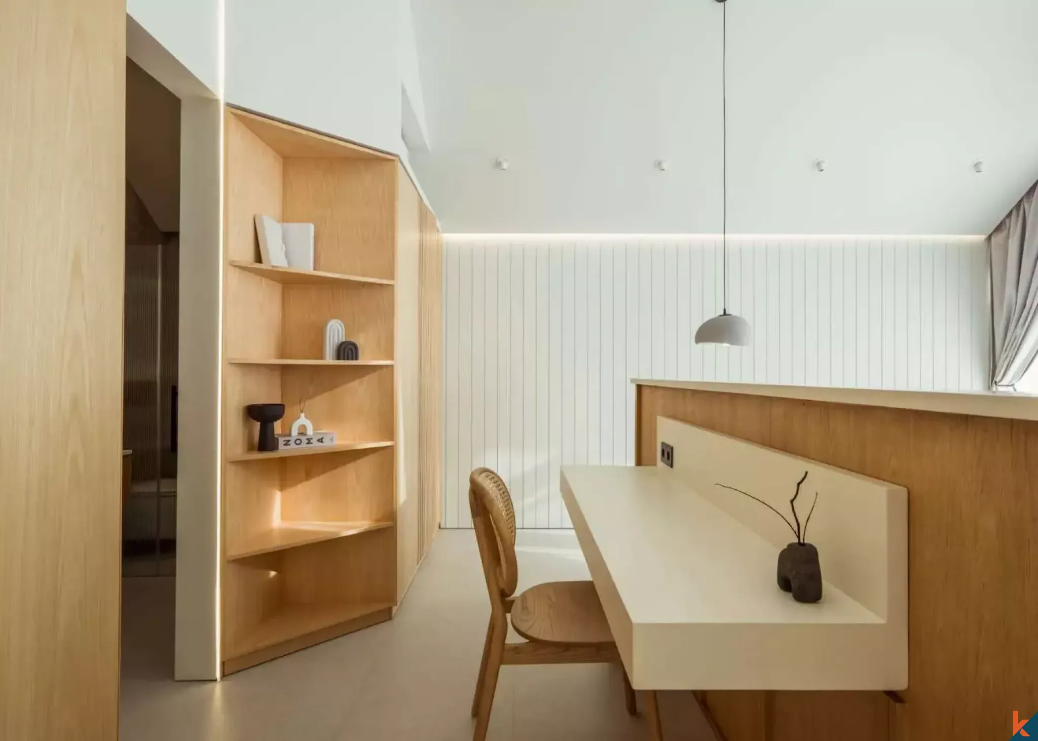 Vila Tropis Modern Satu Kamar Tidur di dalam Kompleks Resor di Jimbaran