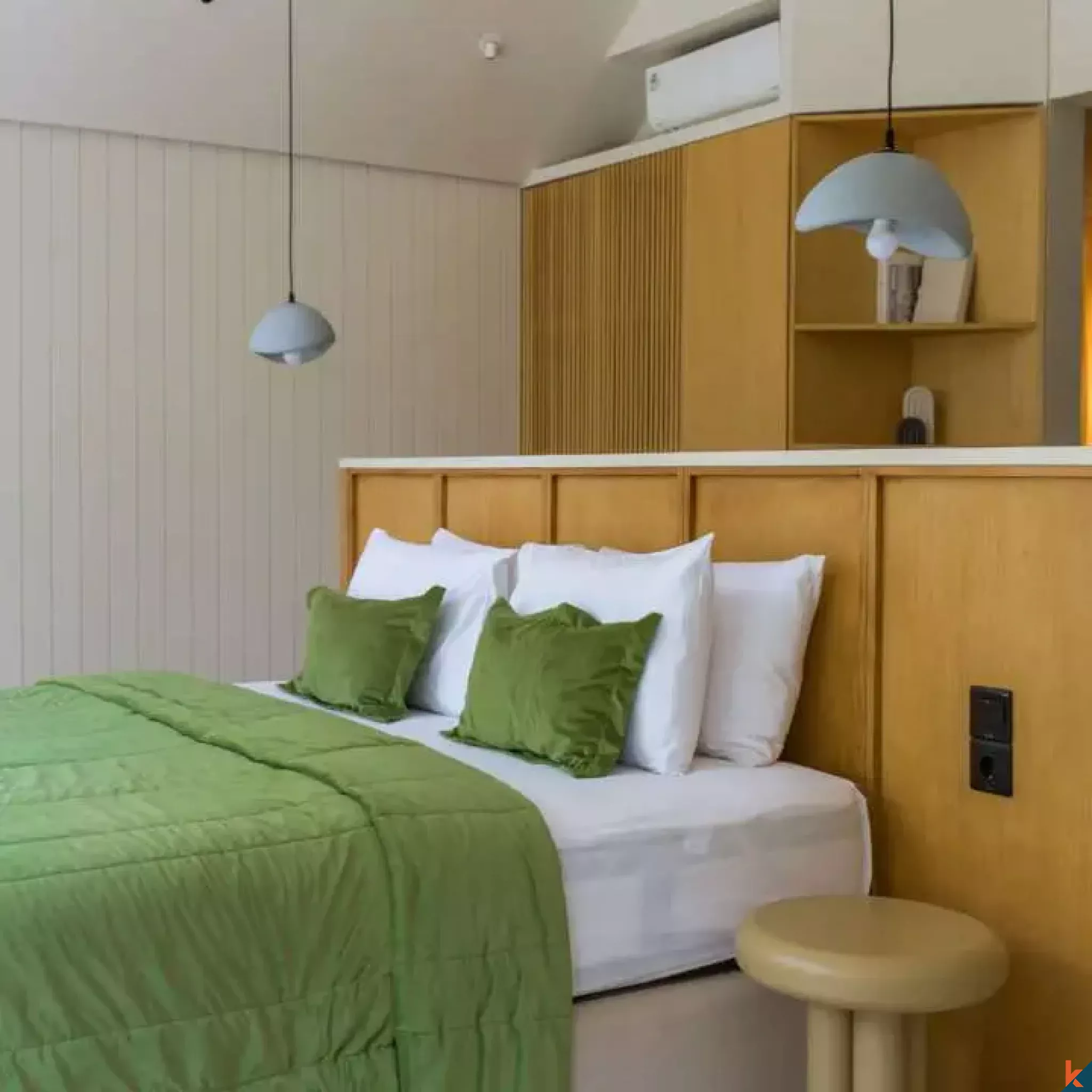 Vila Tropis Modern Satu Kamar Tidur di dalam Kompleks Resor di Jimbaran