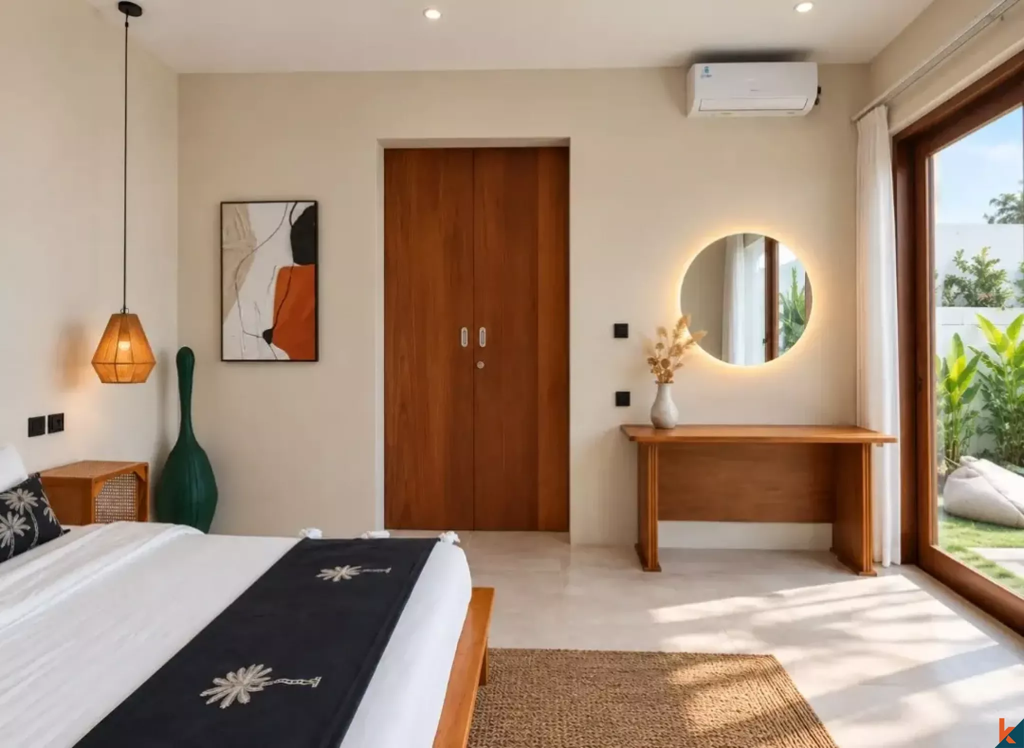 Vila Mediteranian Dua Kamar Tidur terletak di Balangan