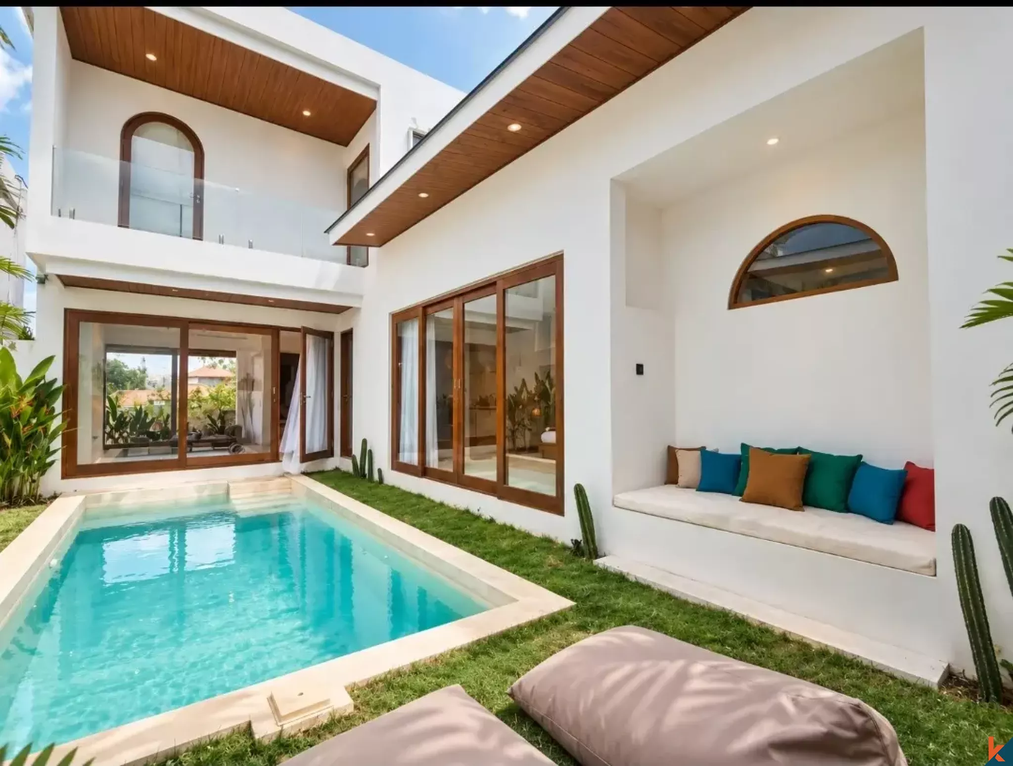 Vila Mediteranian Dua Kamar Tidur terletak di Balangan
