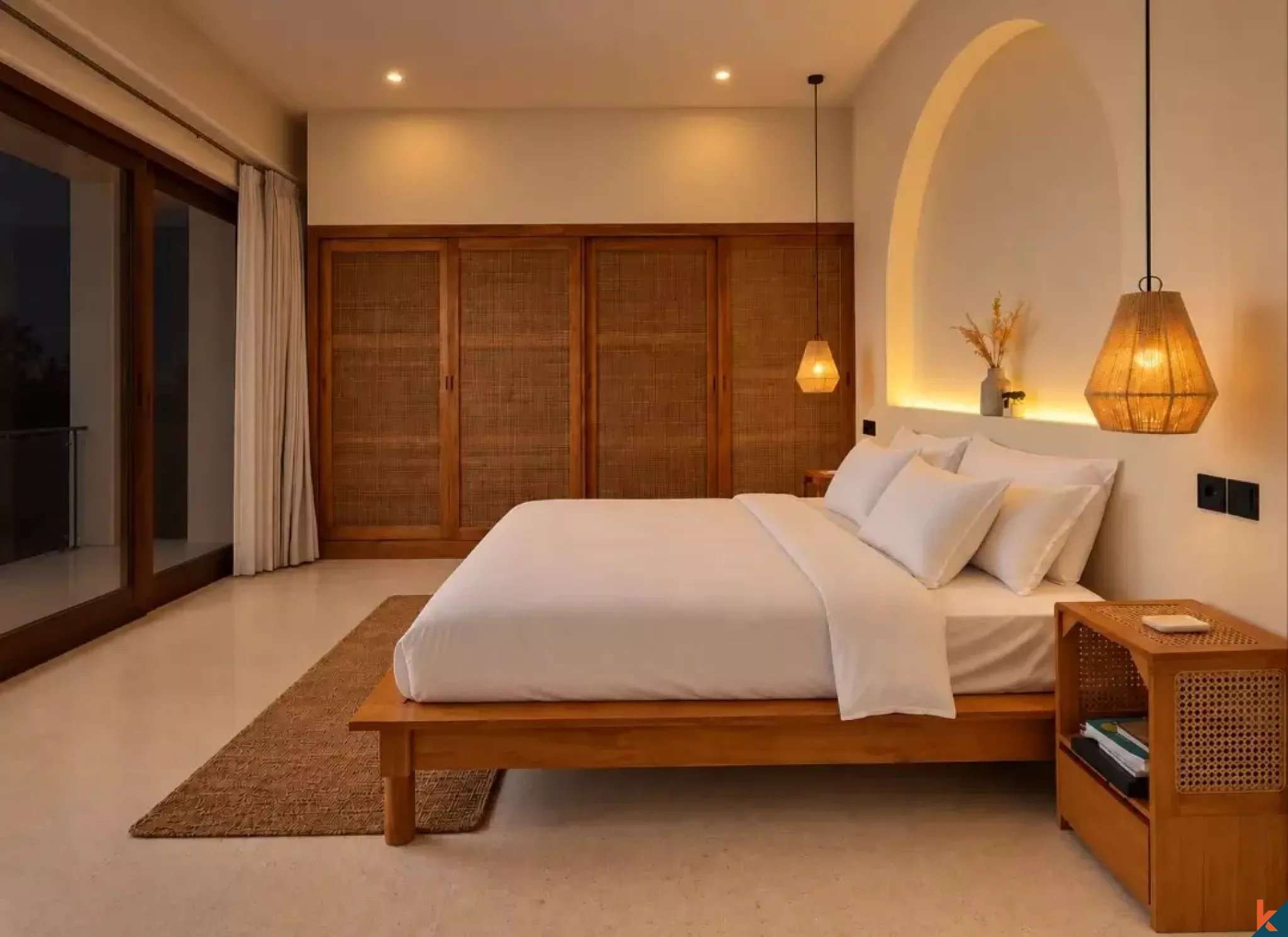 Vila Mediteranian Dua Kamar Tidur terletak di Balangan