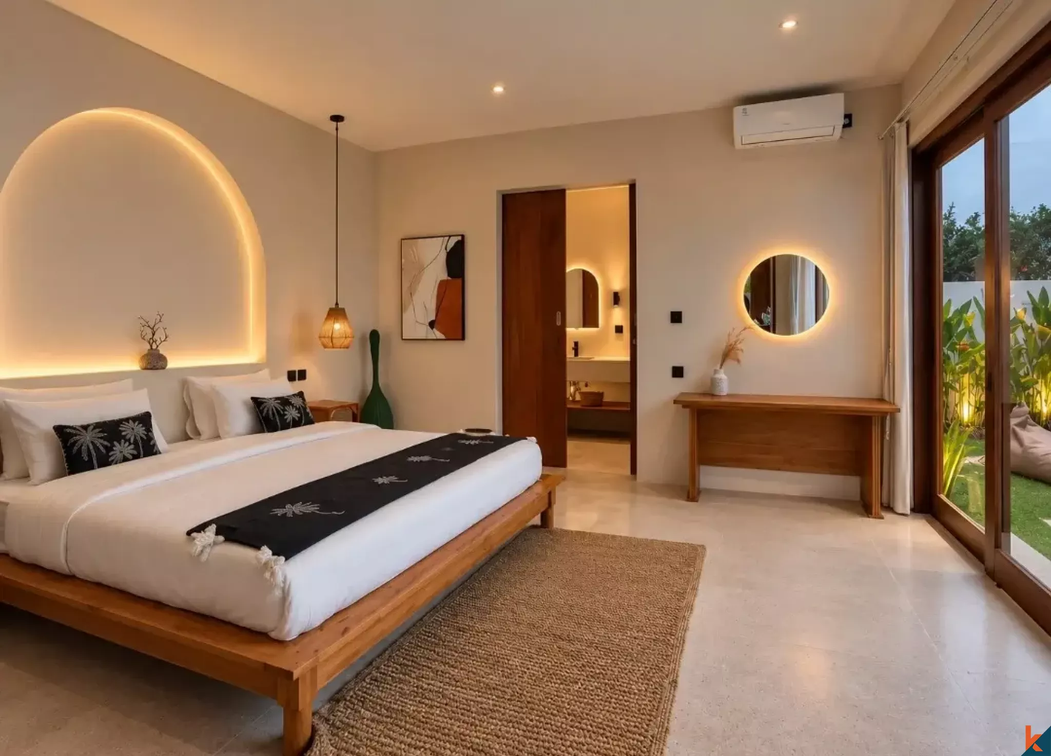 Vila Mediteranian Dua Kamar Tidur terletak di Balangan
