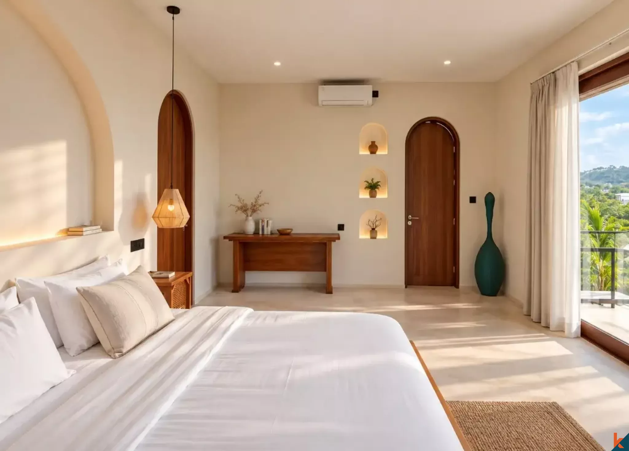 Vila Mediteranian Dua Kamar Tidur terletak di Balangan