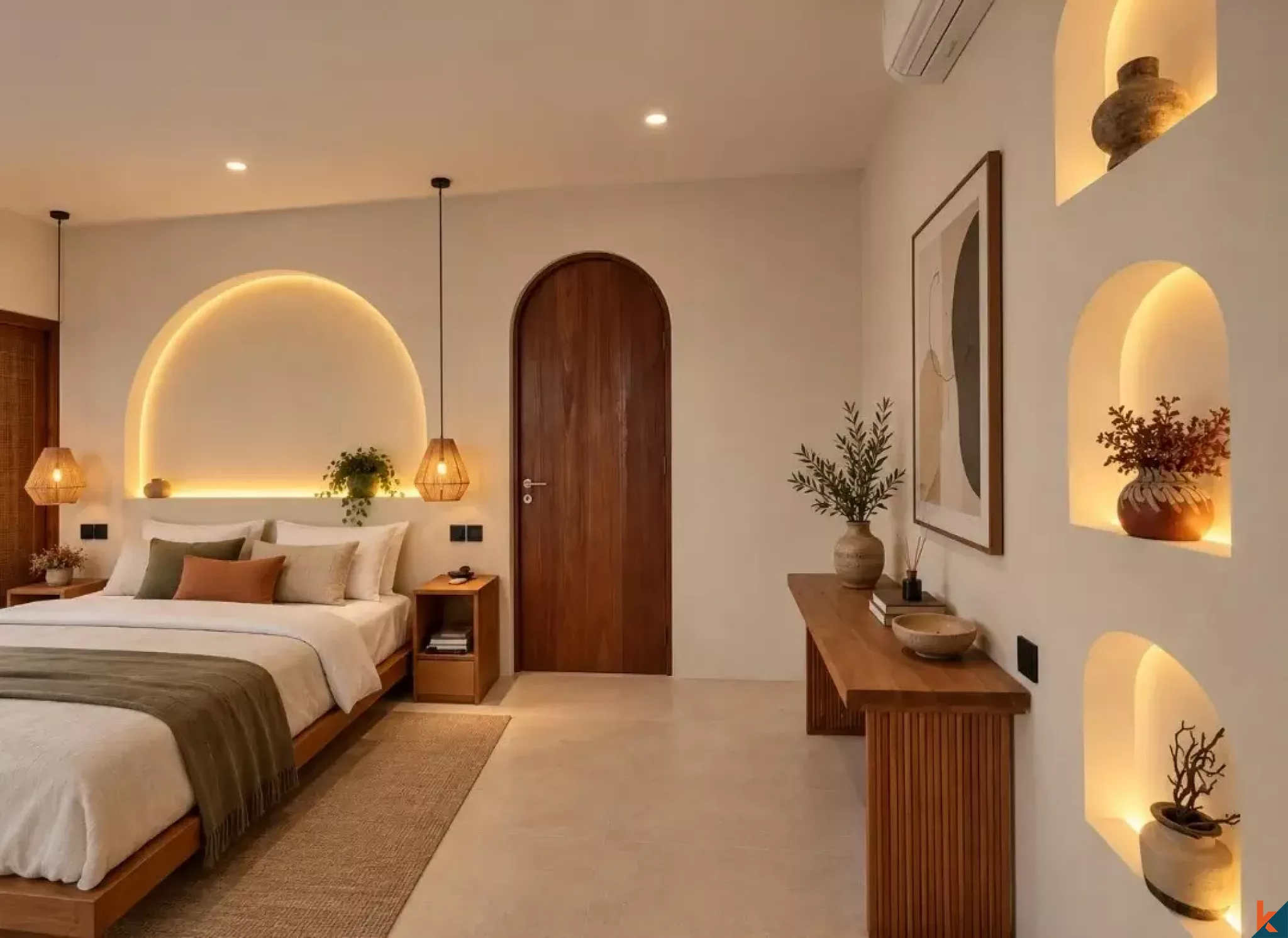 Vila Mediteranian Dua Kamar Tidur terletak di Balangan