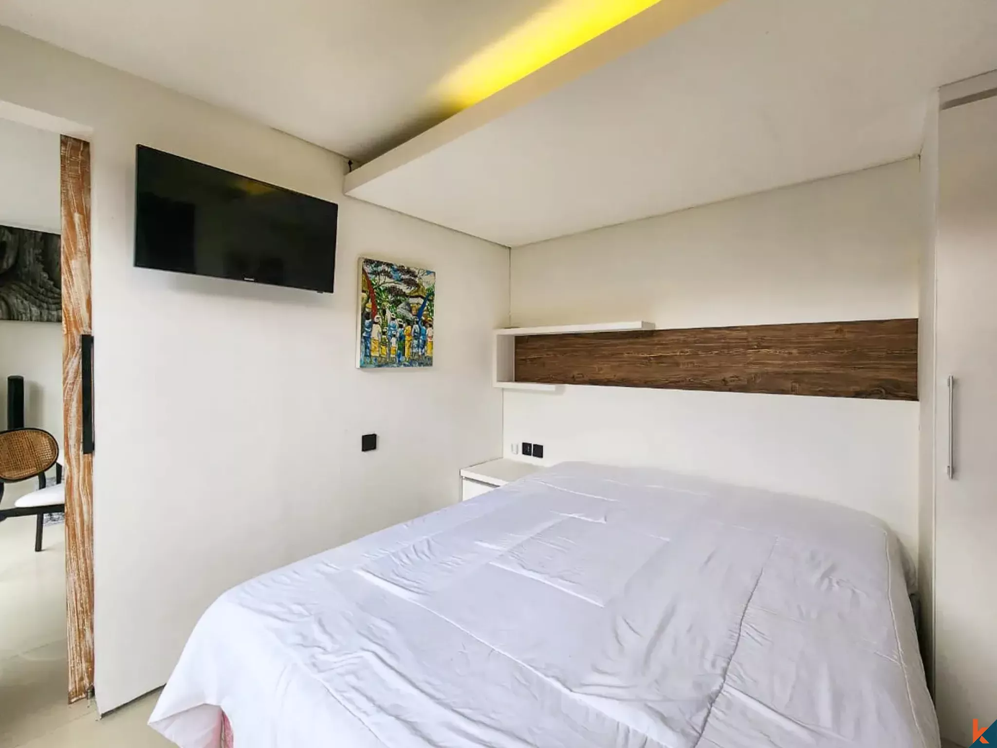 Properti Modern dengan Dua Kamar Tidur Berstatus Hak Sewa di Semer yang Tenang - Kerobokan