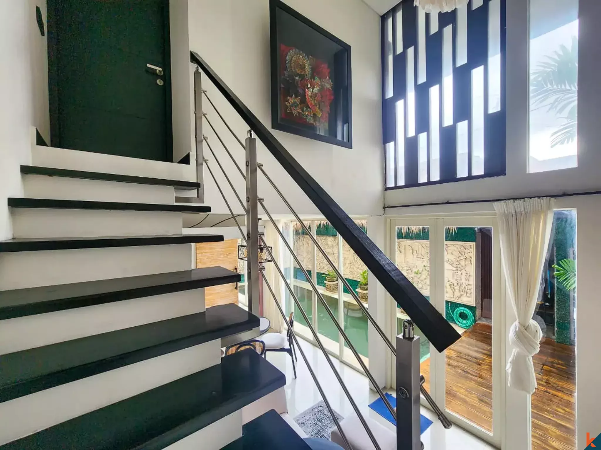 Properti Modern dengan Dua Kamar Tidur Berstatus Hak Sewa di Semer yang Tenang - Kerobokan