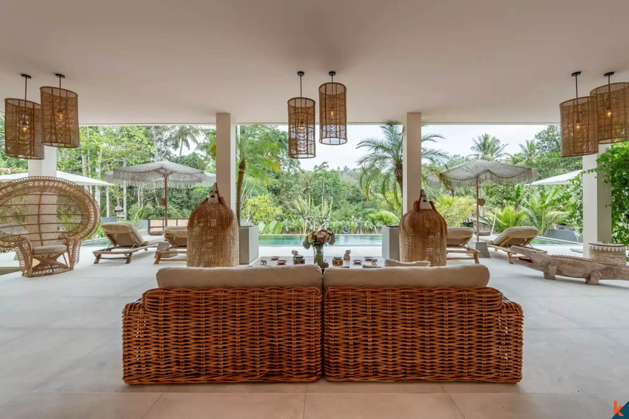 Brand New High Quality Four Bedroom Freehold Estate with Lush Views for Sale in Kerambitan