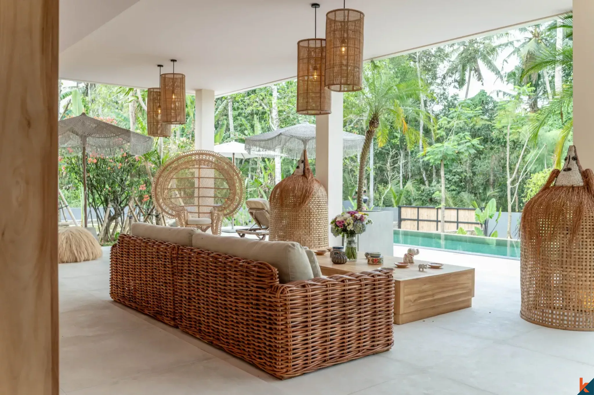 Brand New High Quality Four Bedroom Freehold Estate with Lush Views for Sale in Kerambitan