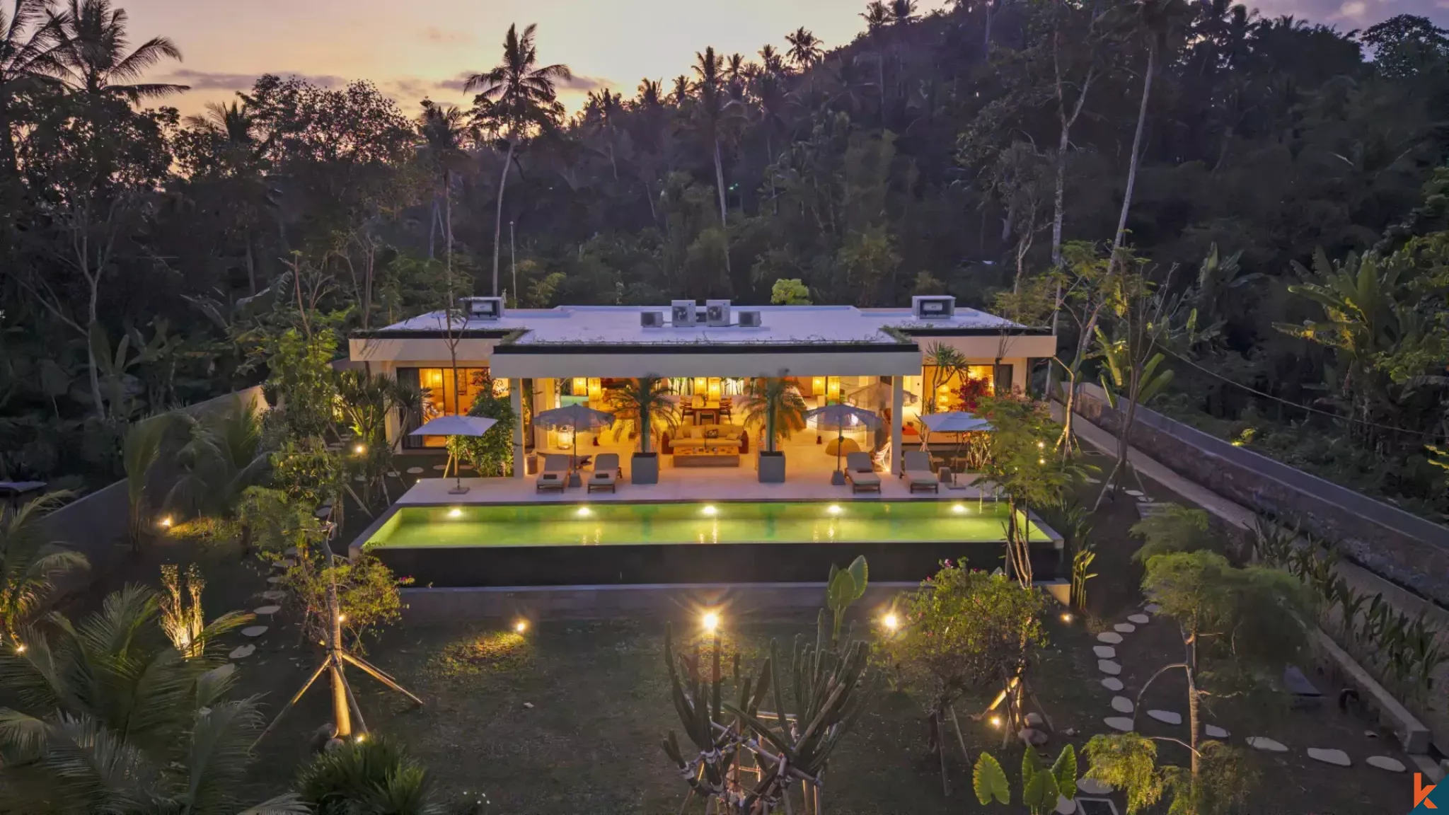 Brand New High Quality Four Bedroom Freehold Estate with Lush Views for Sale in Kerambitan