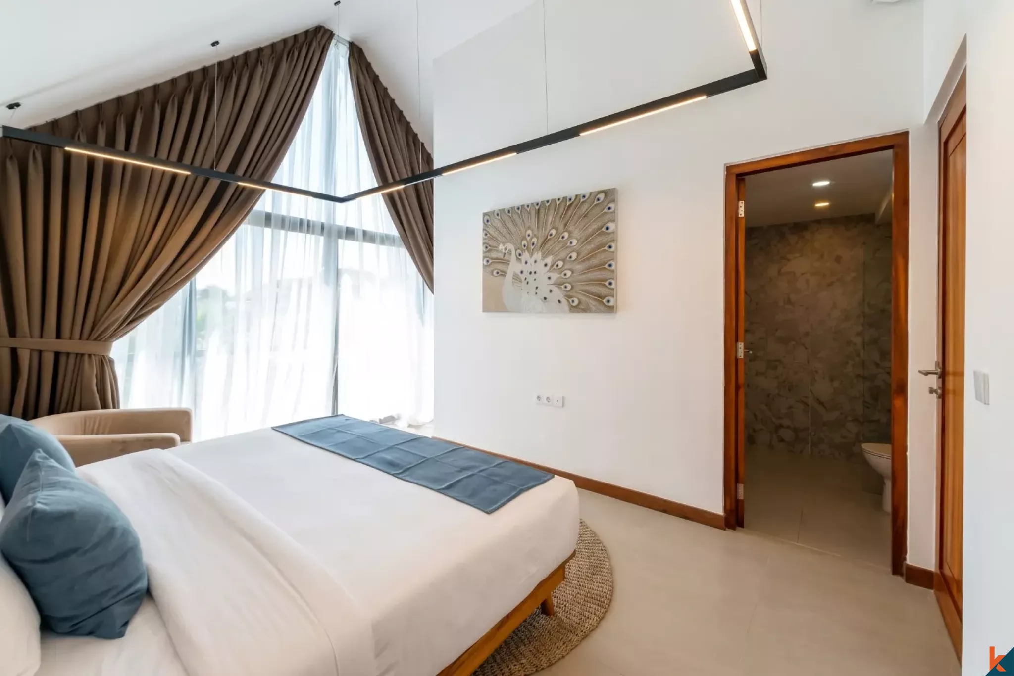 Vila Hak Milik Dua Kamar Tidur yang Menakjubkan di Kompleks Pribadi di Umalas