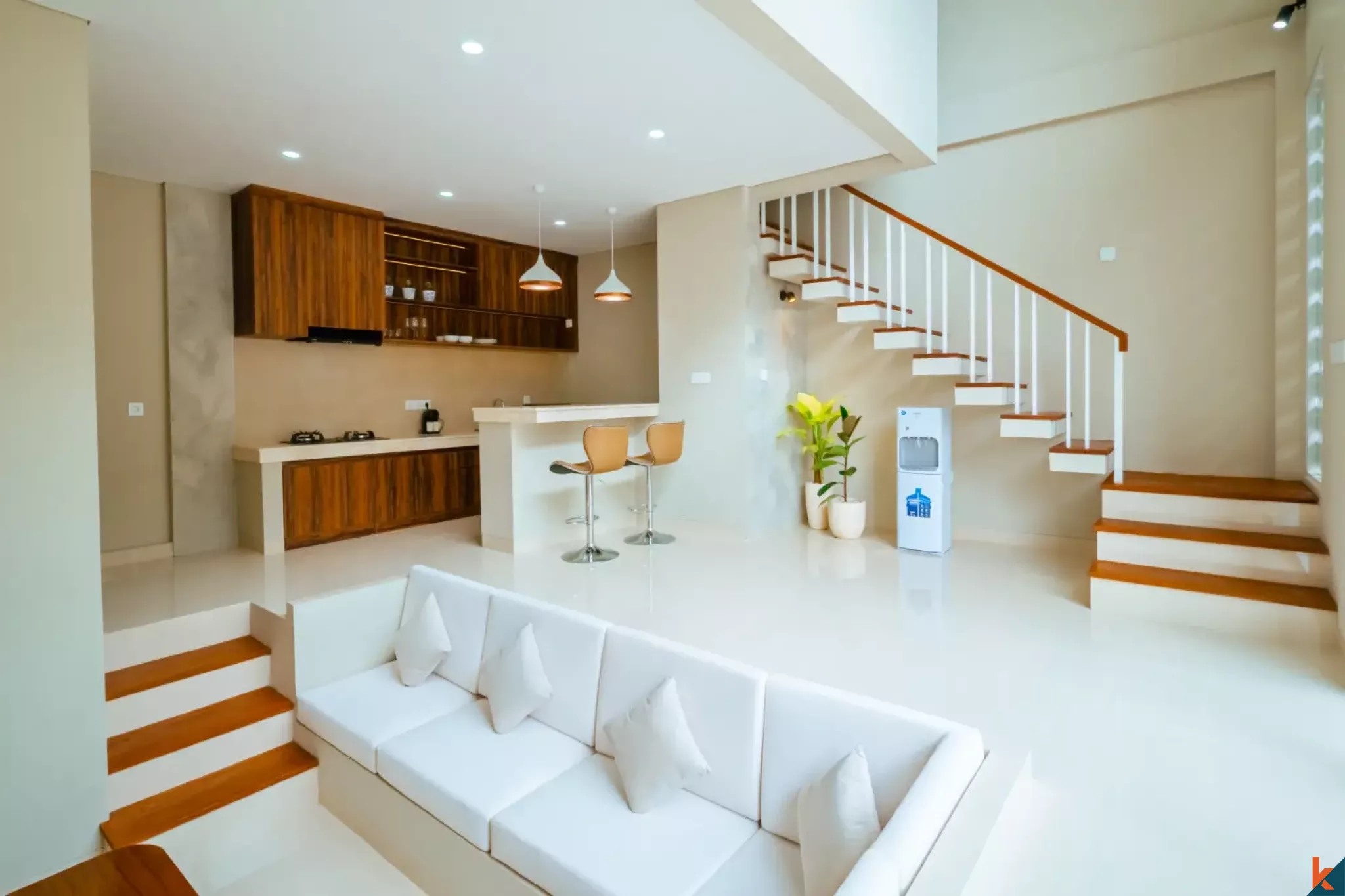 Villa satu kamar tidur baru dan langka dengan hak sewa jangka panjang di kawasan Bukit Pecatu yang modis