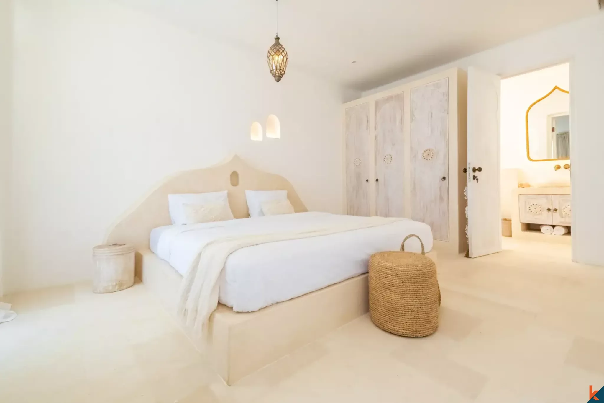 Magnifique villa méditerranéenne de deux chambres en bail emphytéotique avec vue sur l'océan à Seseh