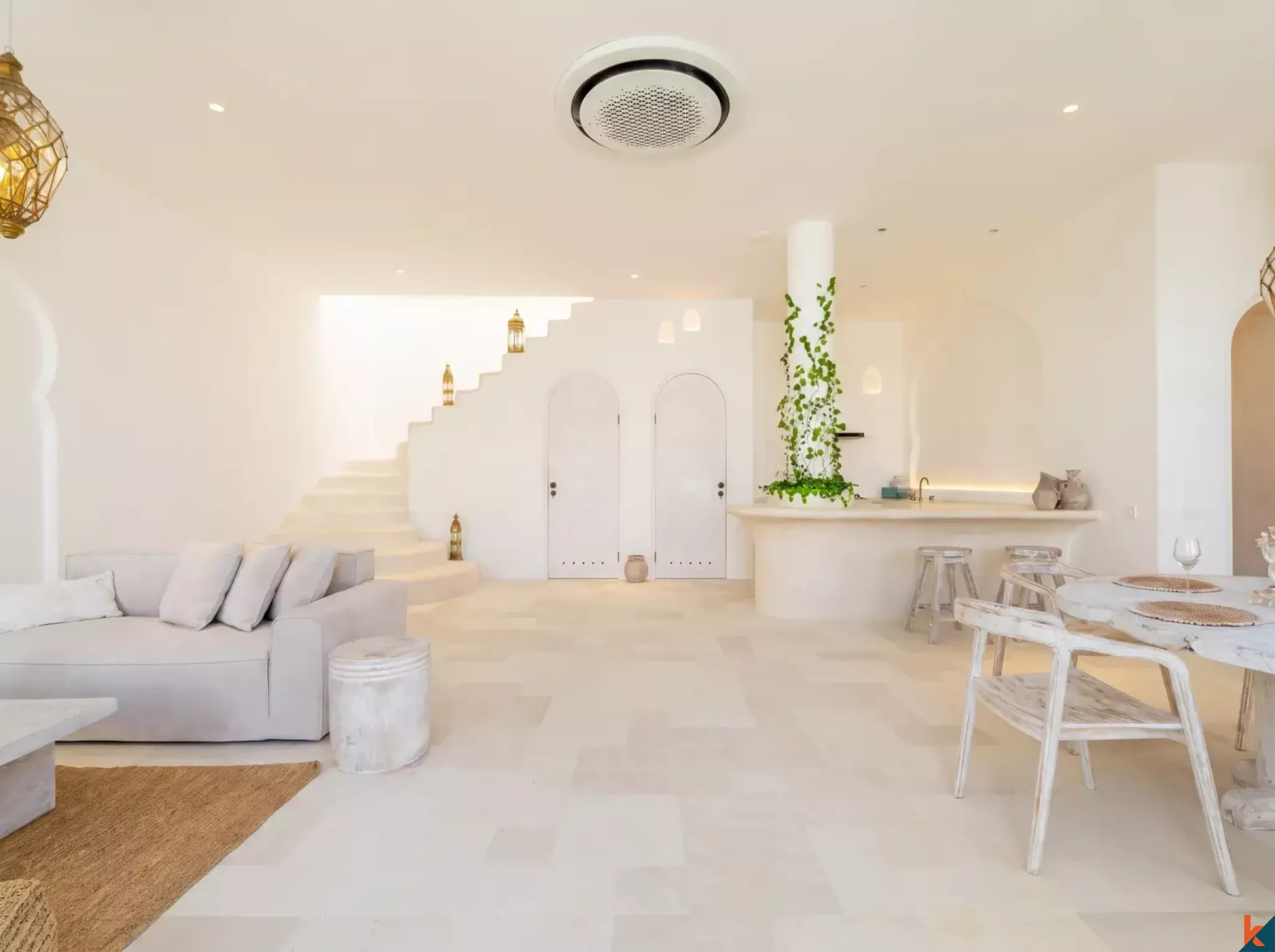 Magnifique villa méditerranéenne de deux chambres en bail emphytéotique avec vue sur l'océan à Seseh