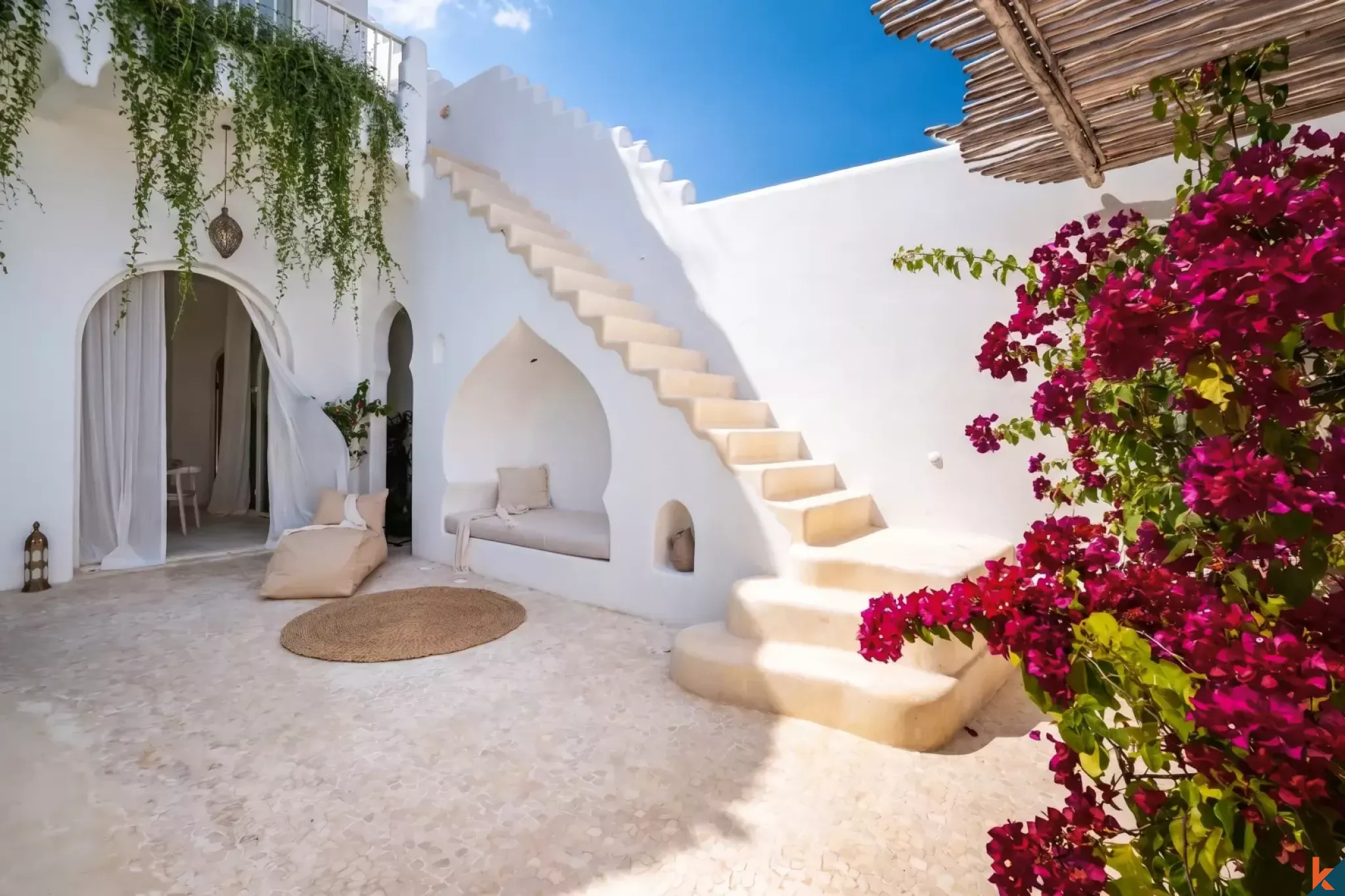 Magnifique villa méditerranéenne de deux chambres en bail emphytéotique avec vue sur l'océan à Seseh