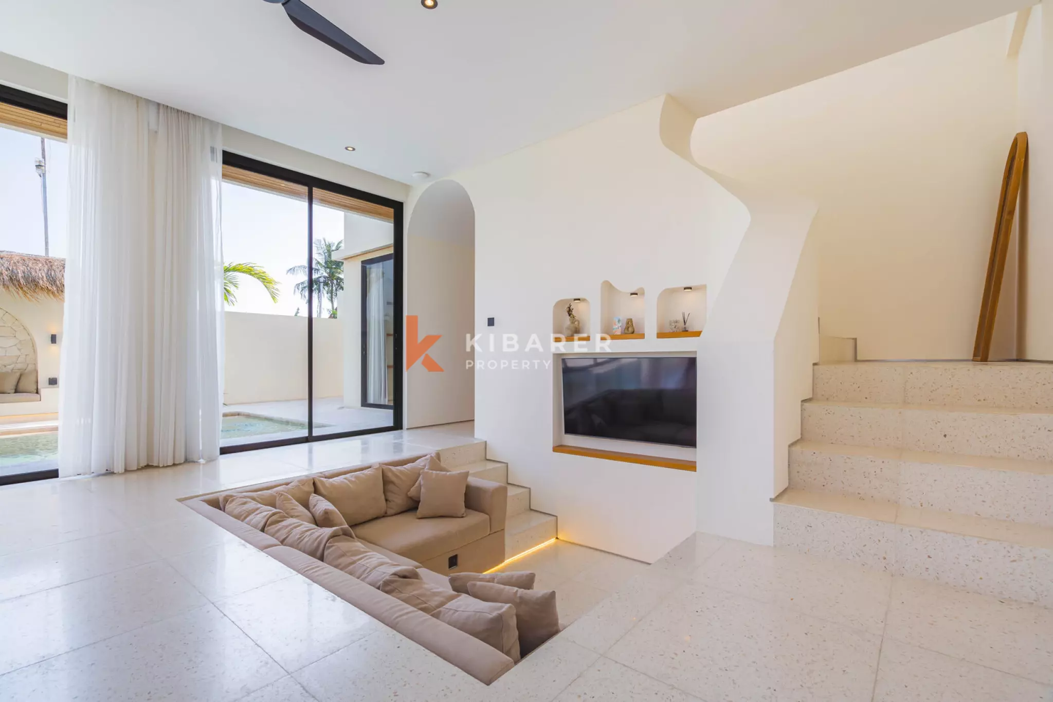 Mediterranean-Inspired Two Bedroom Rooftop Villa with Sauna & Ice Bath in Munggu