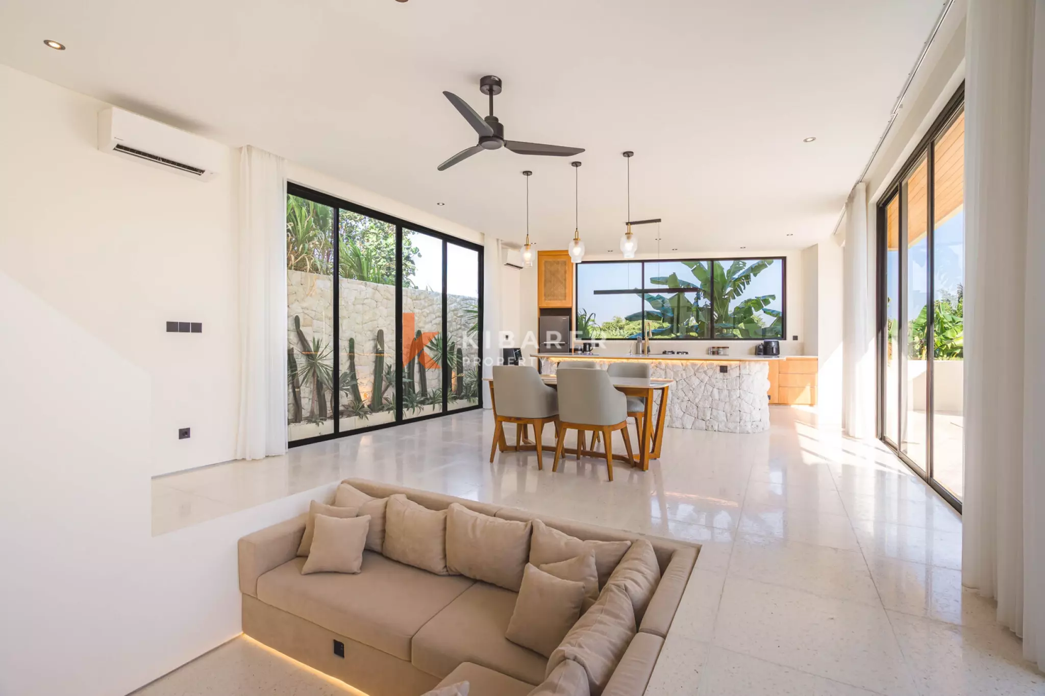 Mediterranean-Inspired Two Bedroom Rooftop Villa with Sauna & Ice Bath in Munggu