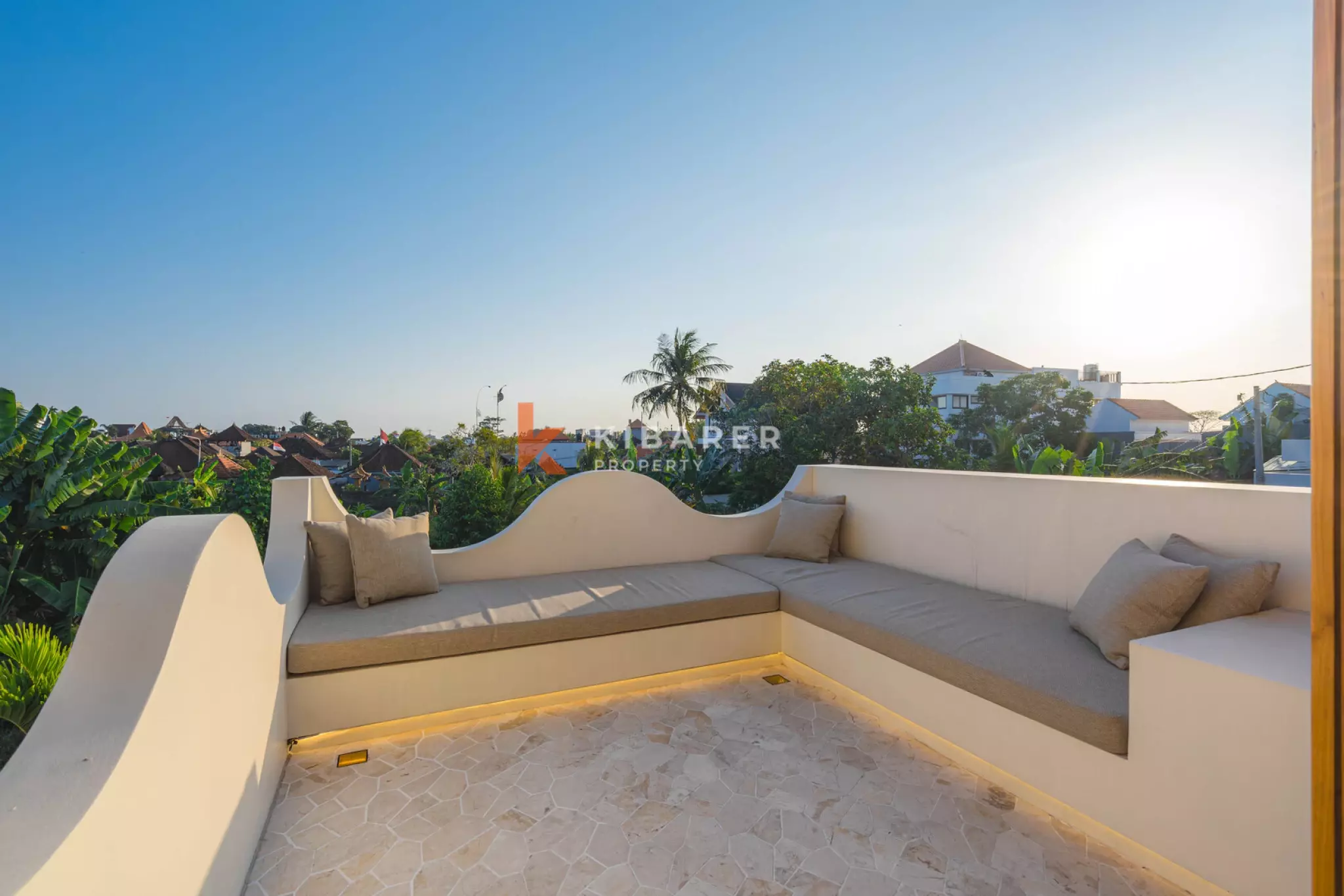 Mediterranean-Inspired Two Bedroom Rooftop Villa with Sauna & Ice Bath in Munggu