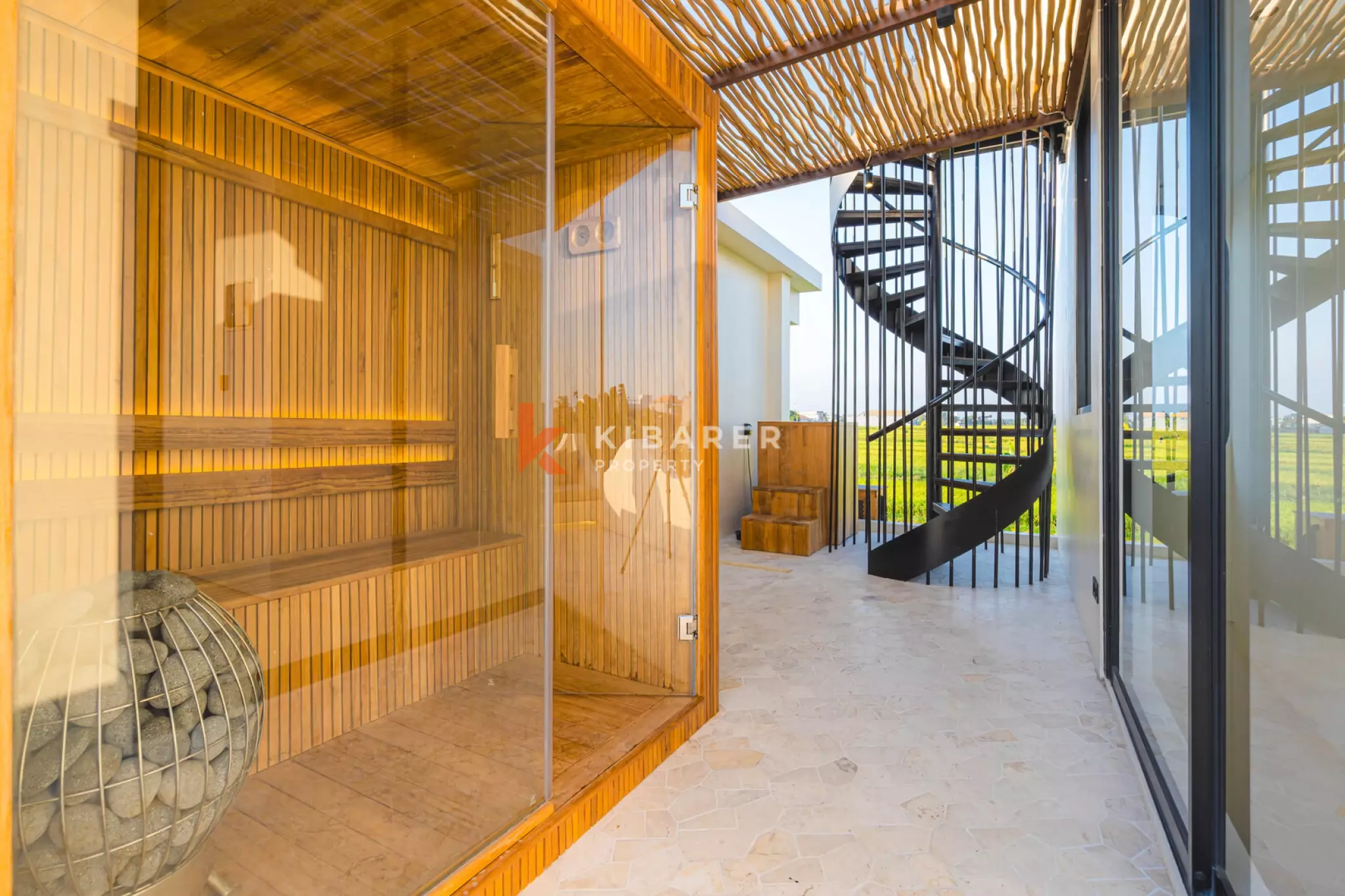 Mediterranean-Inspired Two Bedroom Rooftop Villa with Sauna & Ice Bath in Munggu