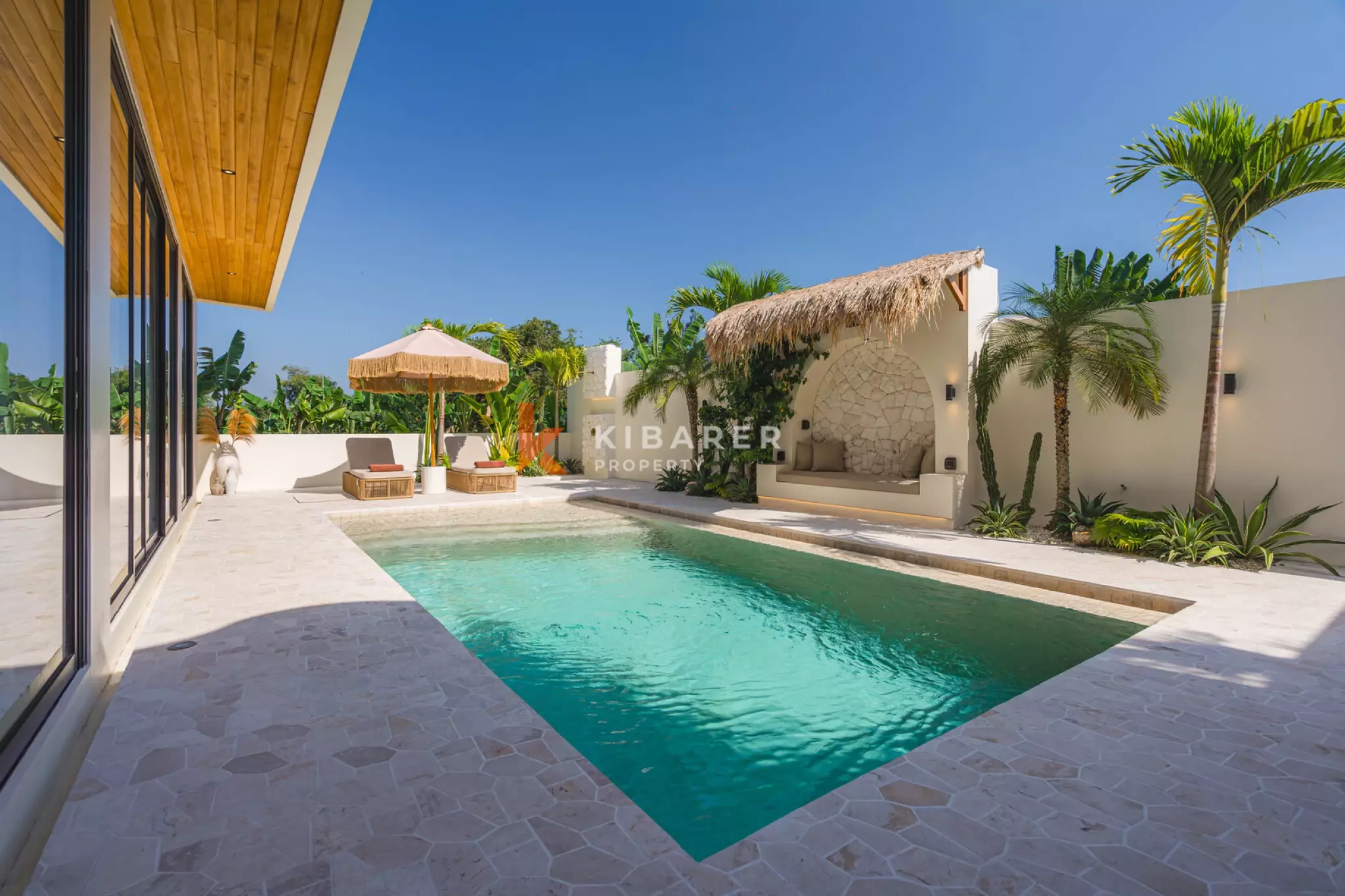 Mediterranean-Inspired Two Bedroom Rooftop Villa with Sauna & Ice Bath in Munggu