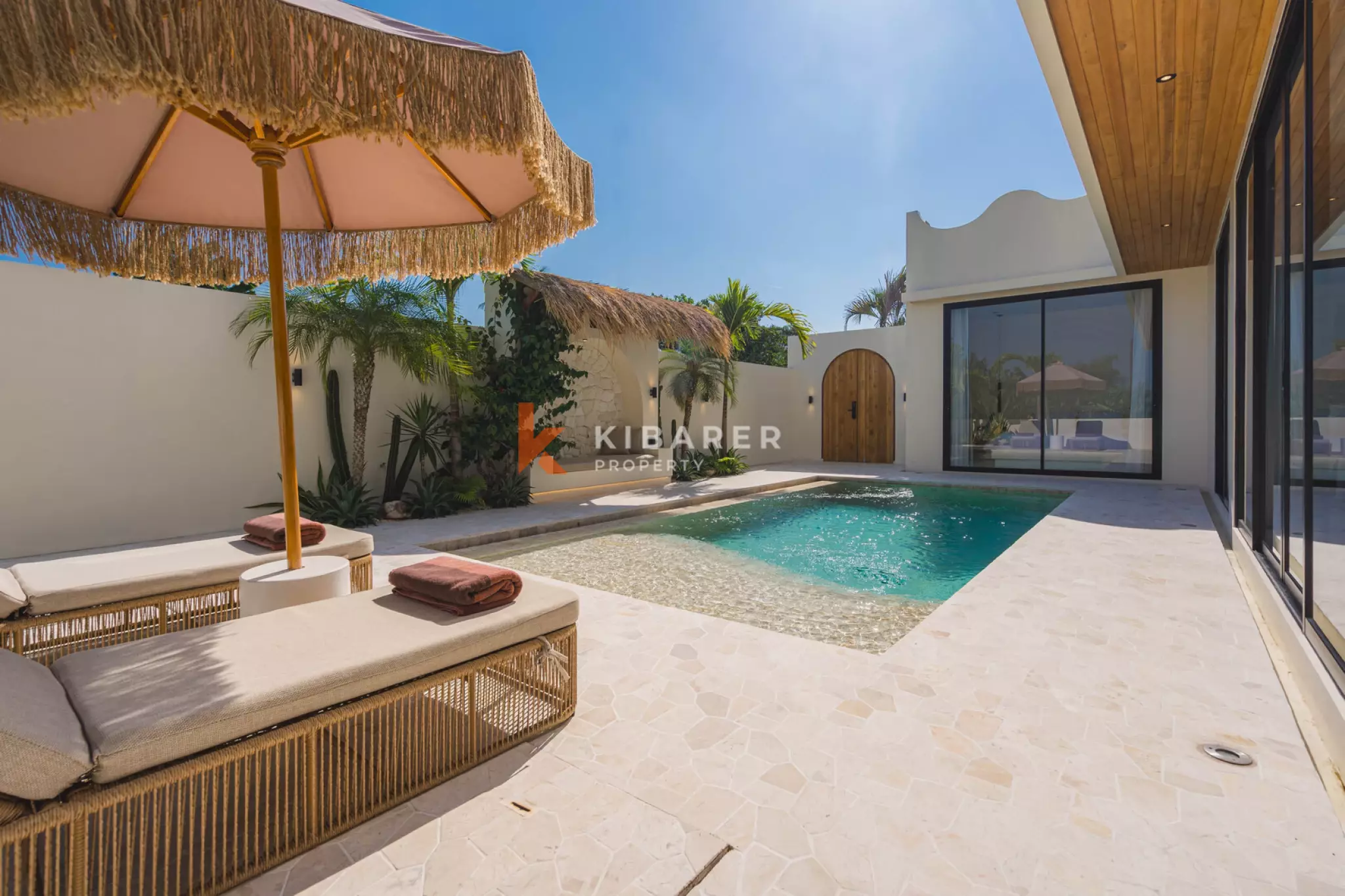 Mediterranean-Inspired Two Bedroom Rooftop Villa with Sauna & Ice Bath in Munggu