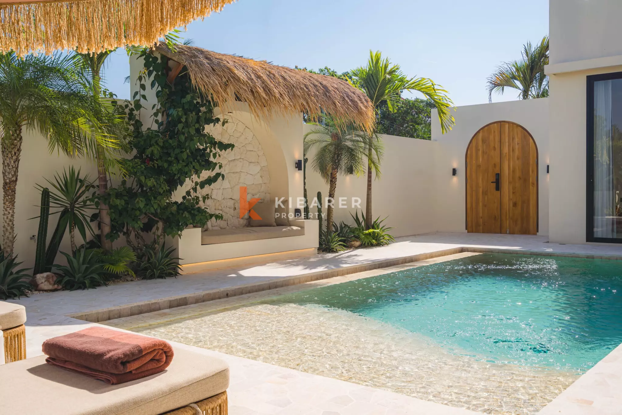 Mediterranean-Inspired Two Bedroom Rooftop Villa with Sauna & Ice Bath in Munggu
