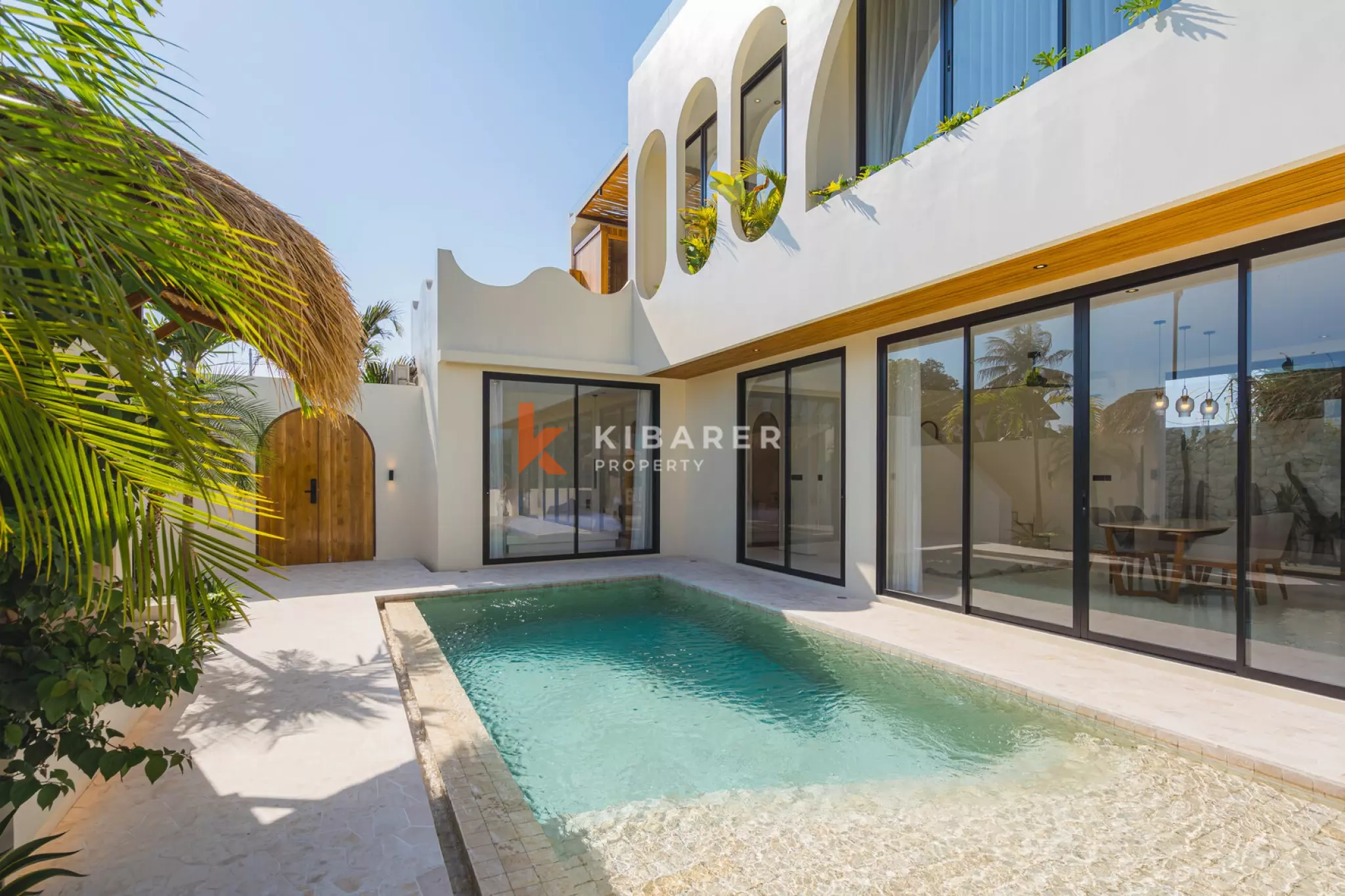 Mediterranean-Inspired Two Bedroom Rooftop Villa with Sauna & Ice Bath in Munggu