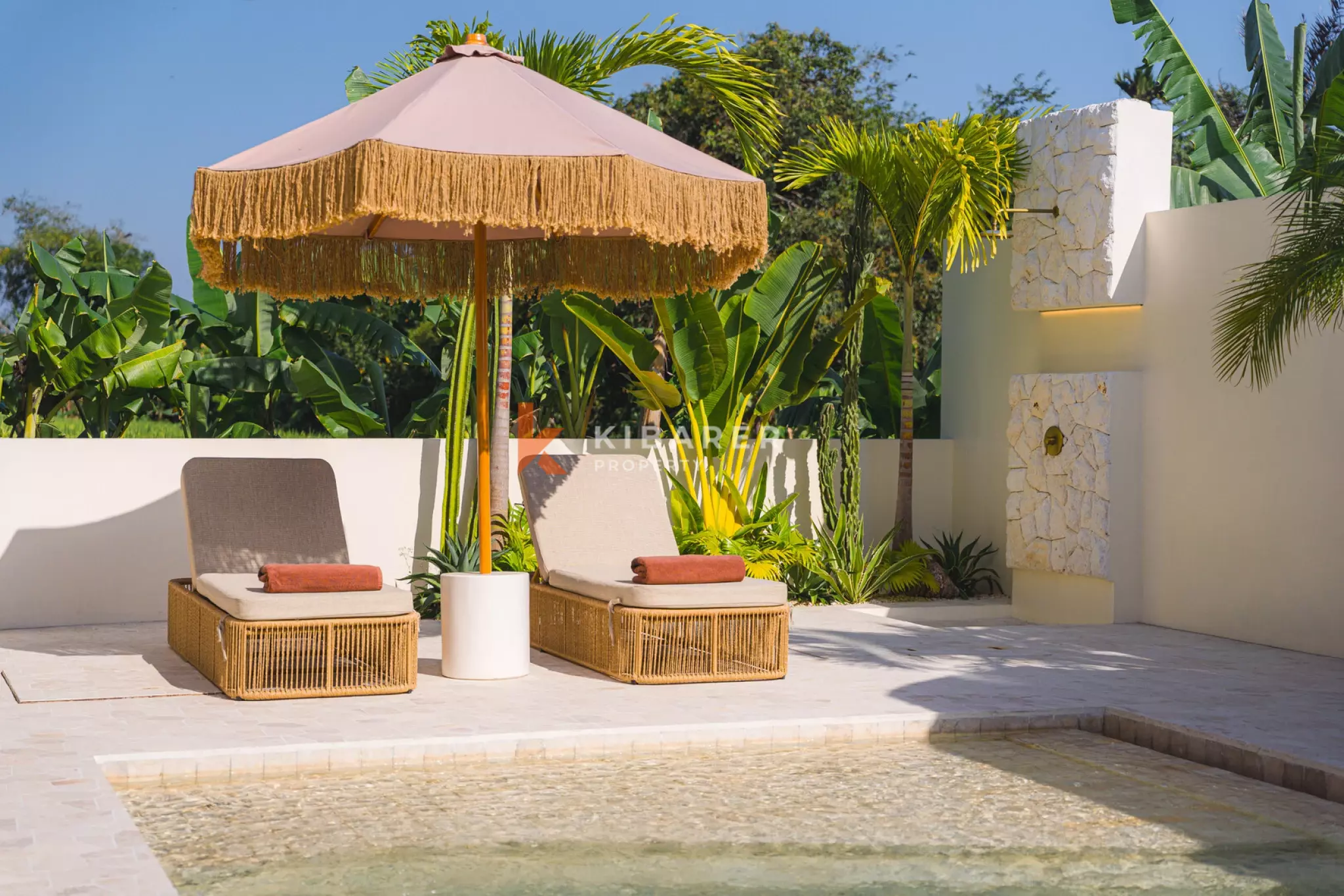 Mediterranean-Inspired Two Bedroom Rooftop Villa with Sauna & Ice Bath in Munggu
