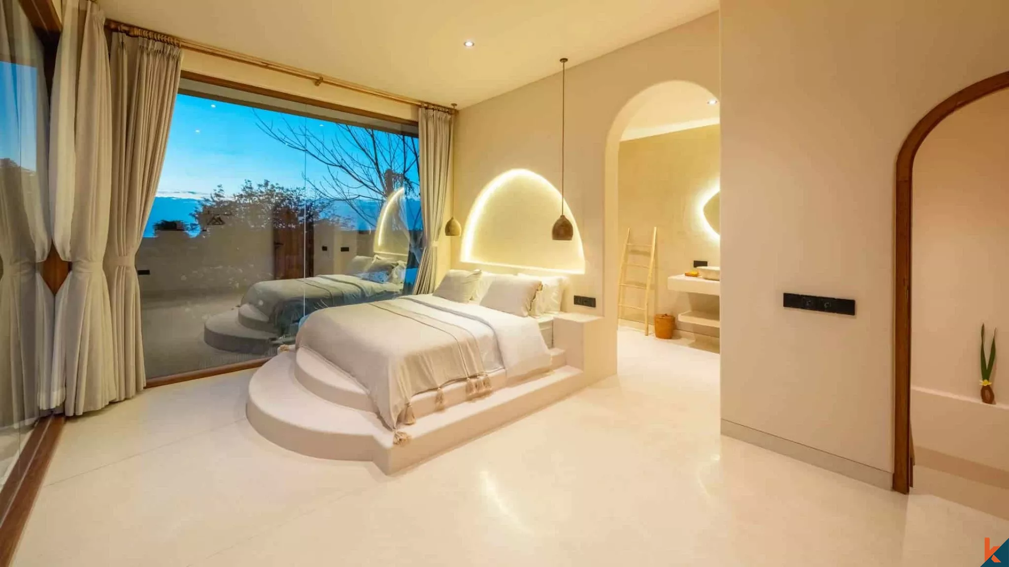 Modern Mediterranean One-Bedroom Villa with Ocean Views in Nusa Lembongan