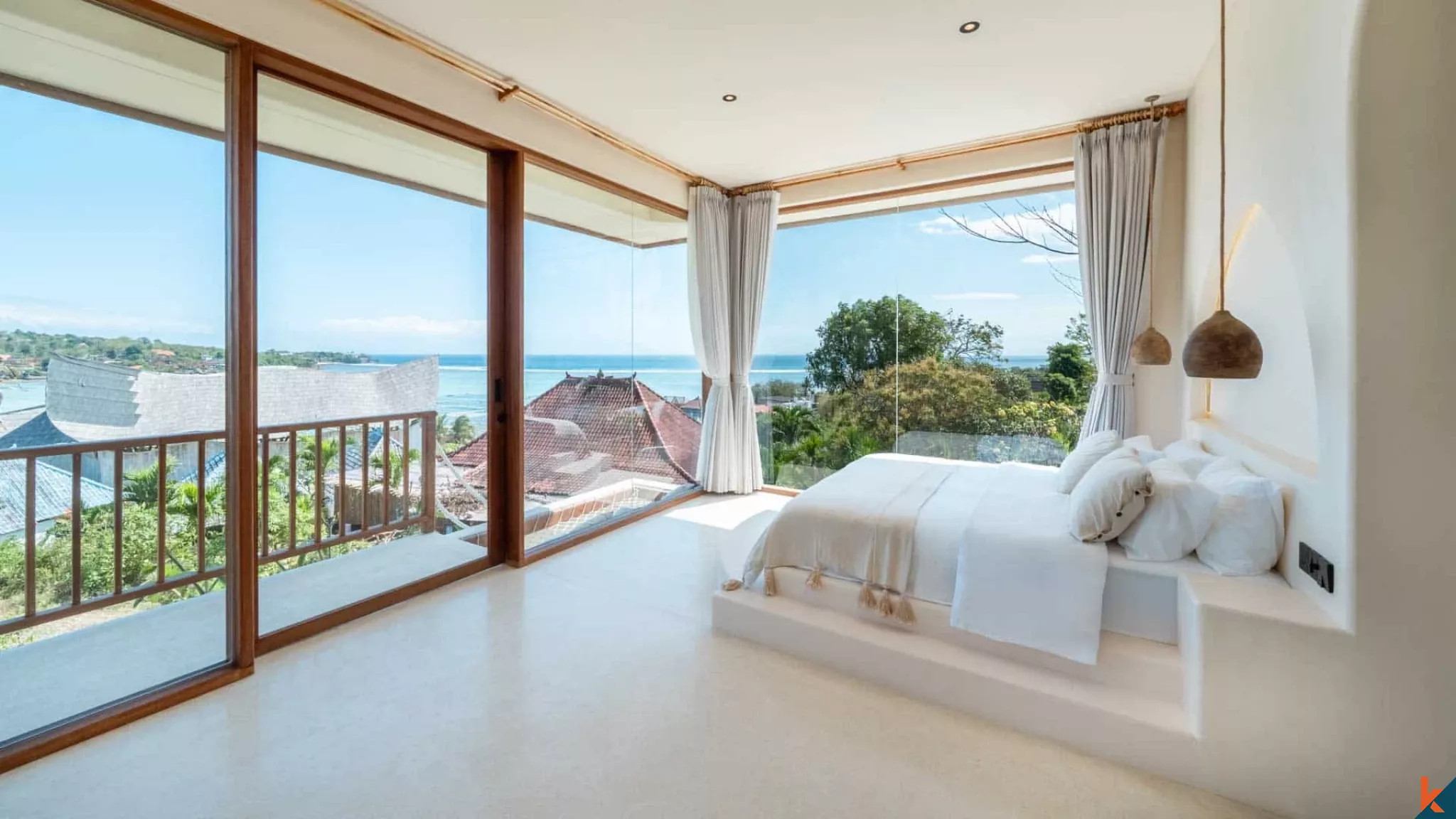 Modern Mediterranean One-Bedroom Villa with Ocean Views in Nusa Lembongan