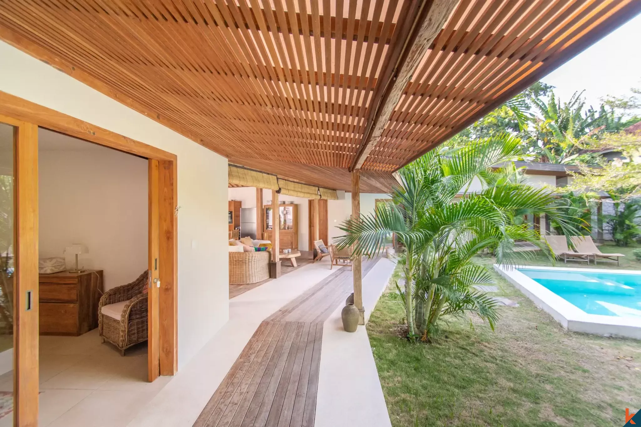 Fantastic three bedroom modern joglo style for lease in Kedungu