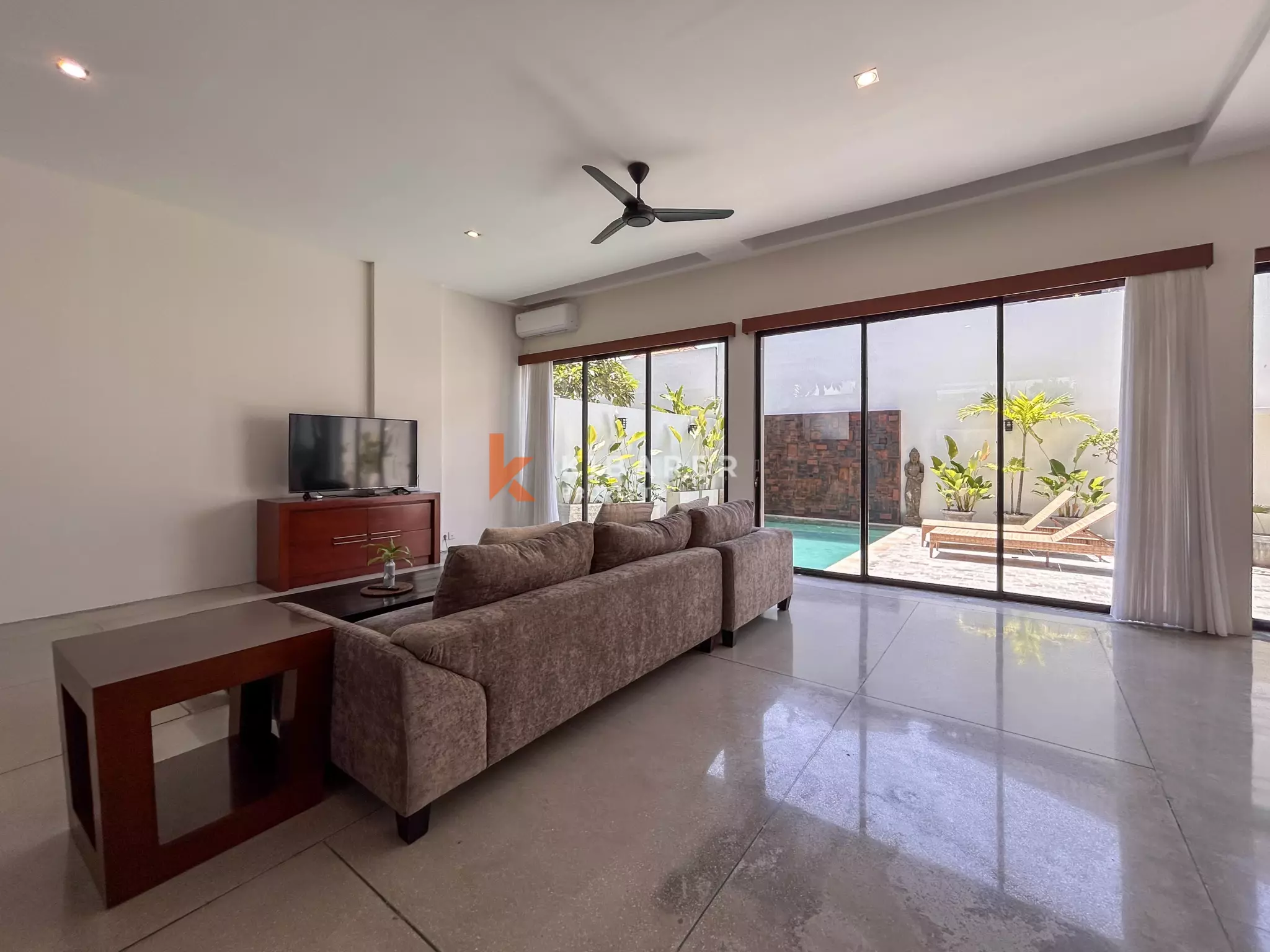 Contemporary Three-Bedroom Residential Villa in Seminyak