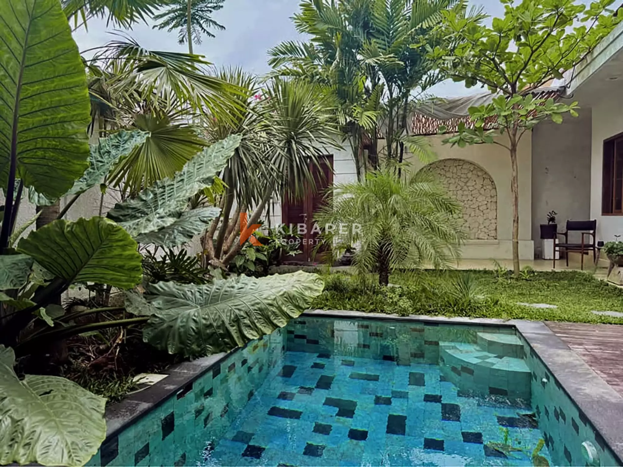 Villa tropicale de deux chambres avec piscine privée à Umalas