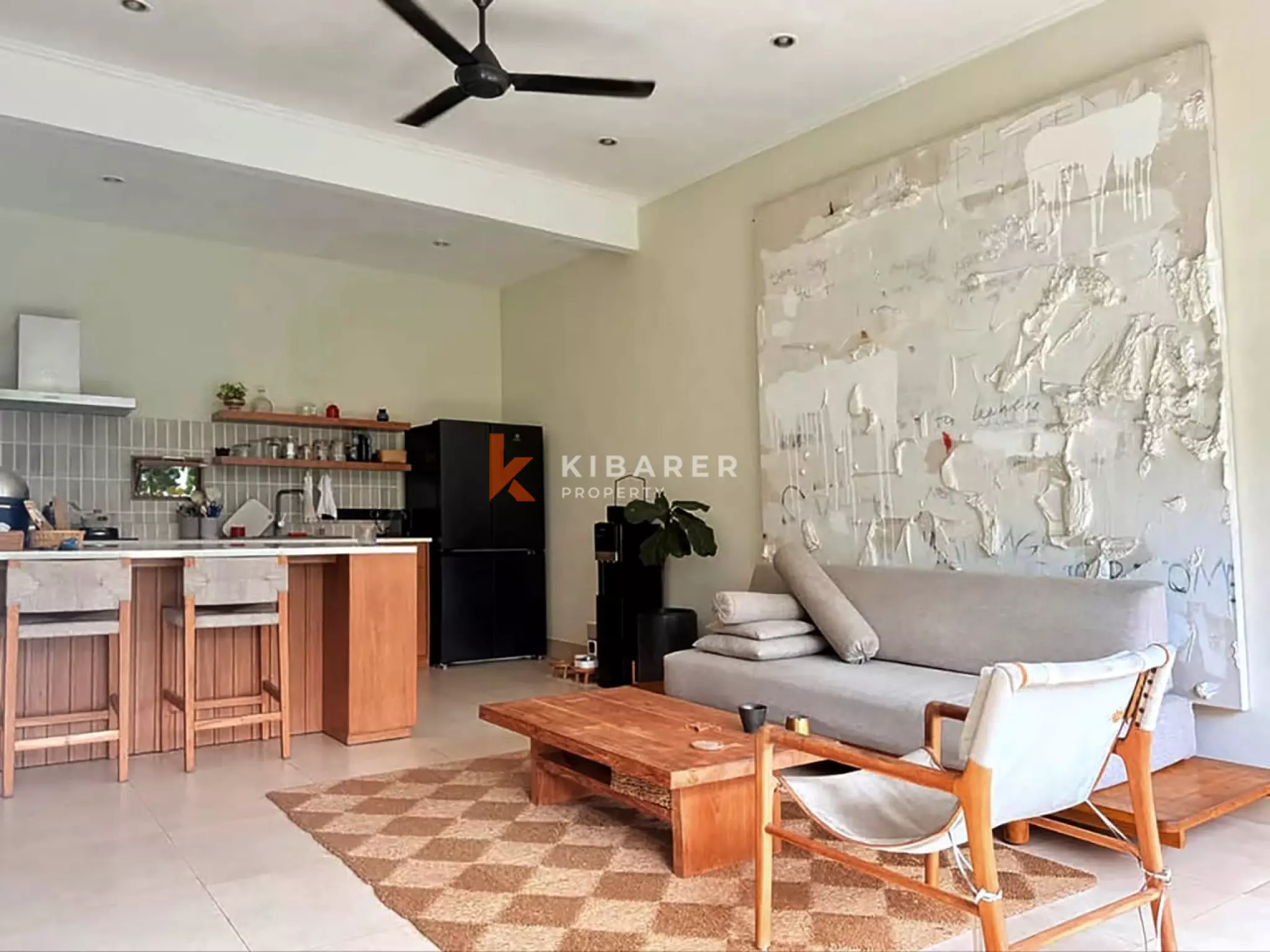 Villa tropicale de deux chambres avec piscine privée à Umalas