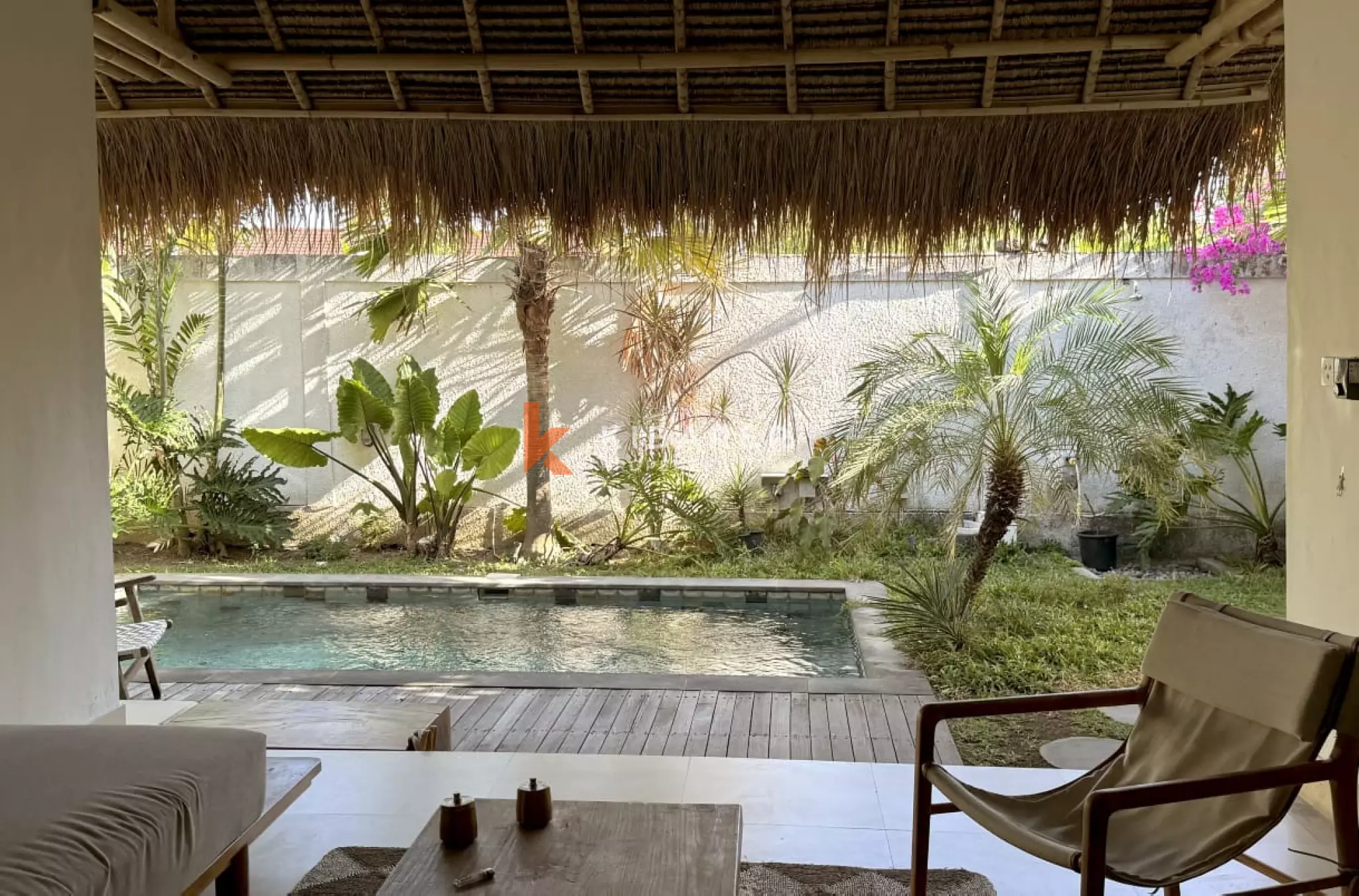 Villa tropicale de deux chambres avec piscine privée à Umalas