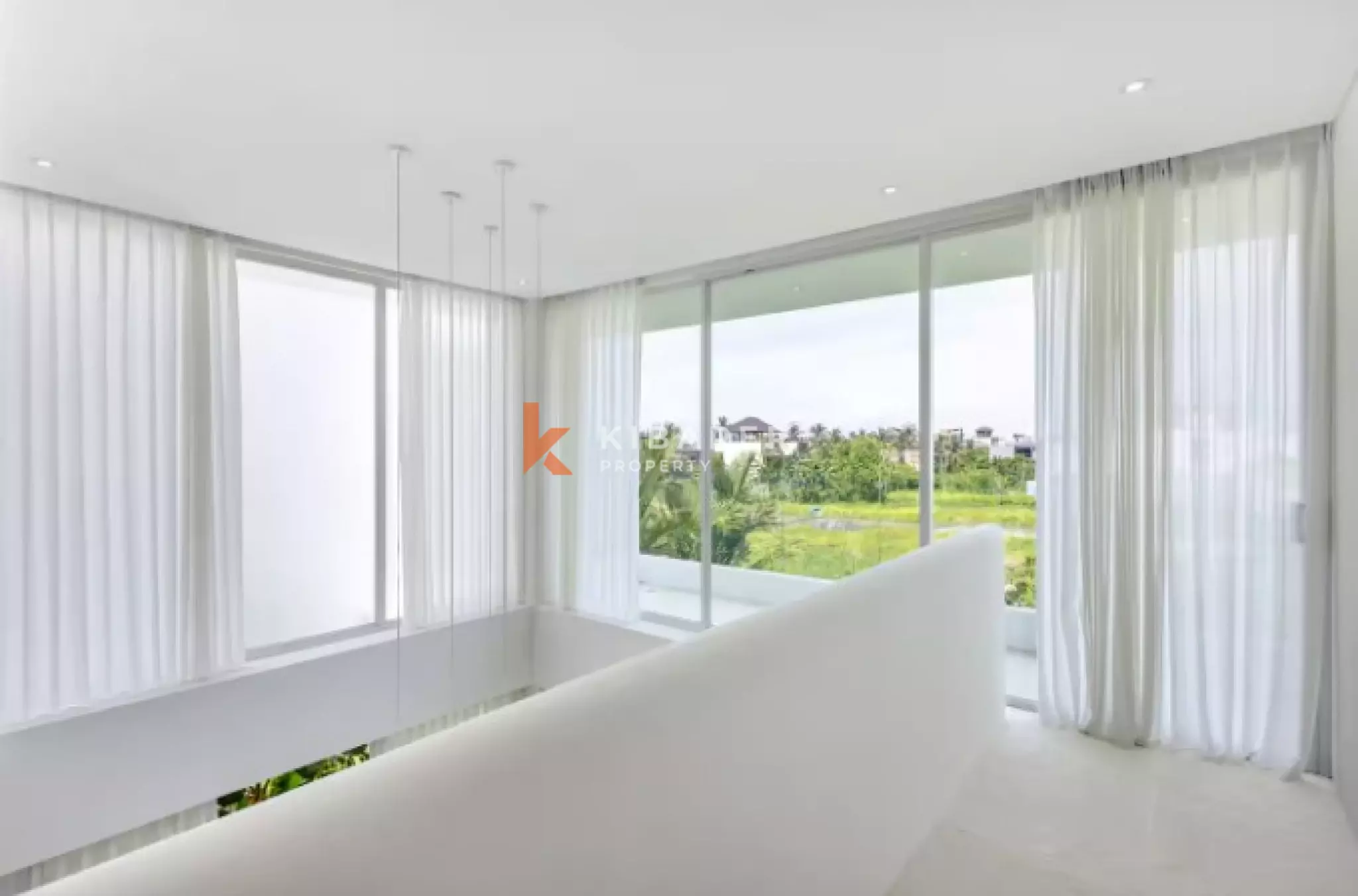 Three Bedroom Mediterranean Elegance and Tropical Island Living in Seaside Seseh with Beach View and Rooftop Pool