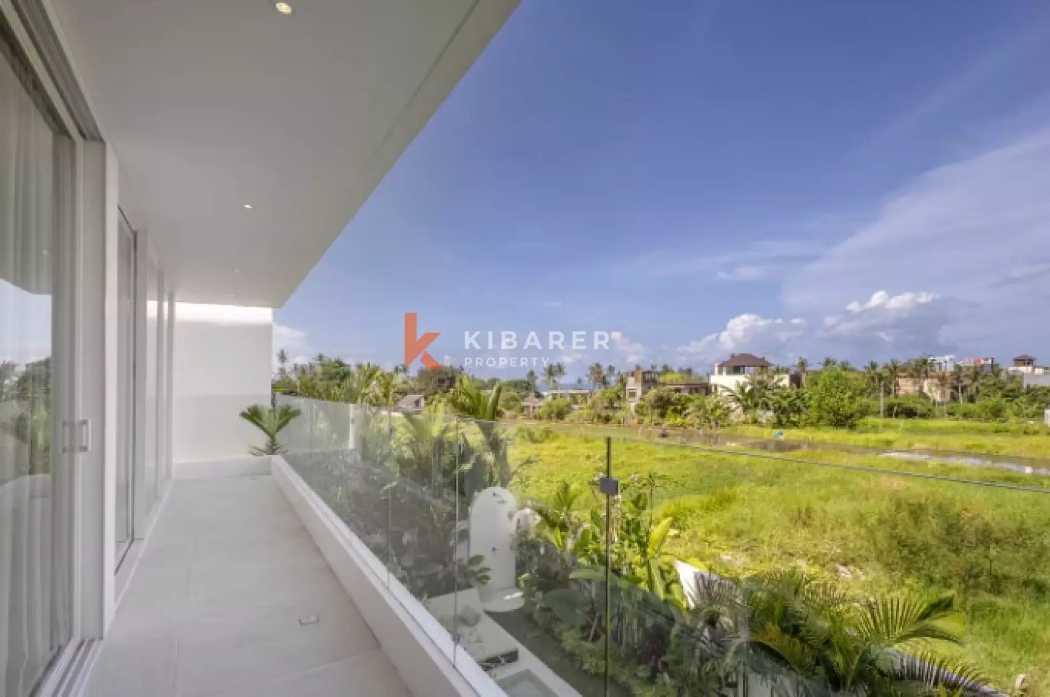 Three Bedroom Mediterranean Elegance and Tropical Island Living in Seaside Seseh with Beach View and Rooftop Pool
