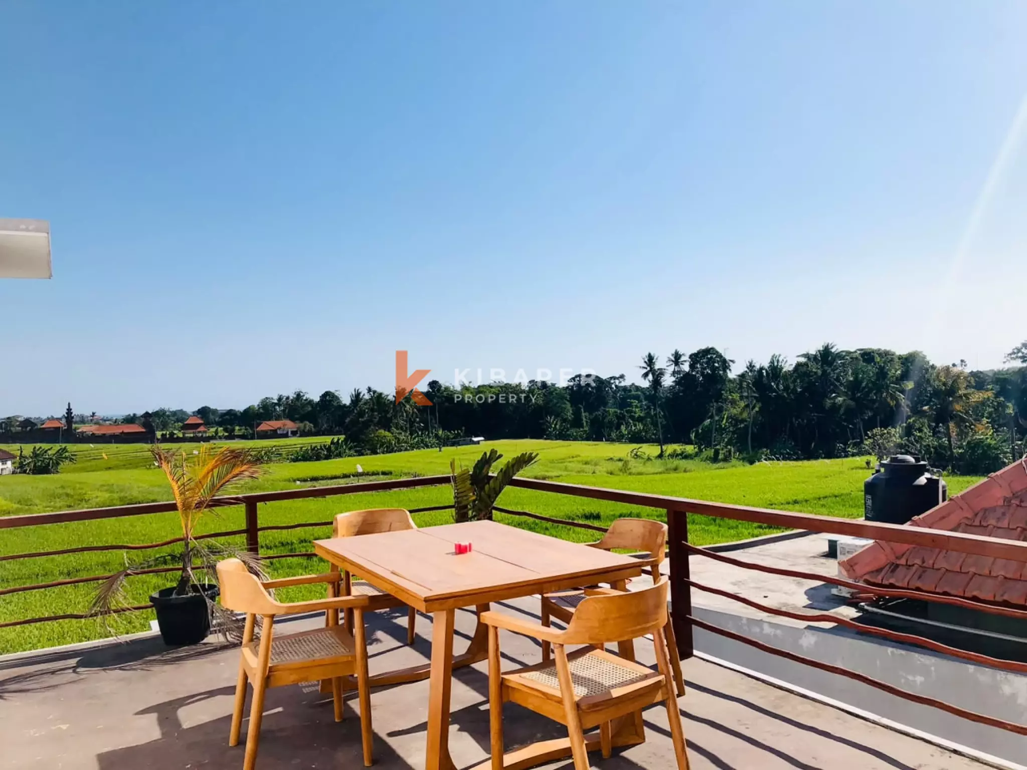 Modern Comfort with Rice Field Views Two-bedroom Villa in Cemagi