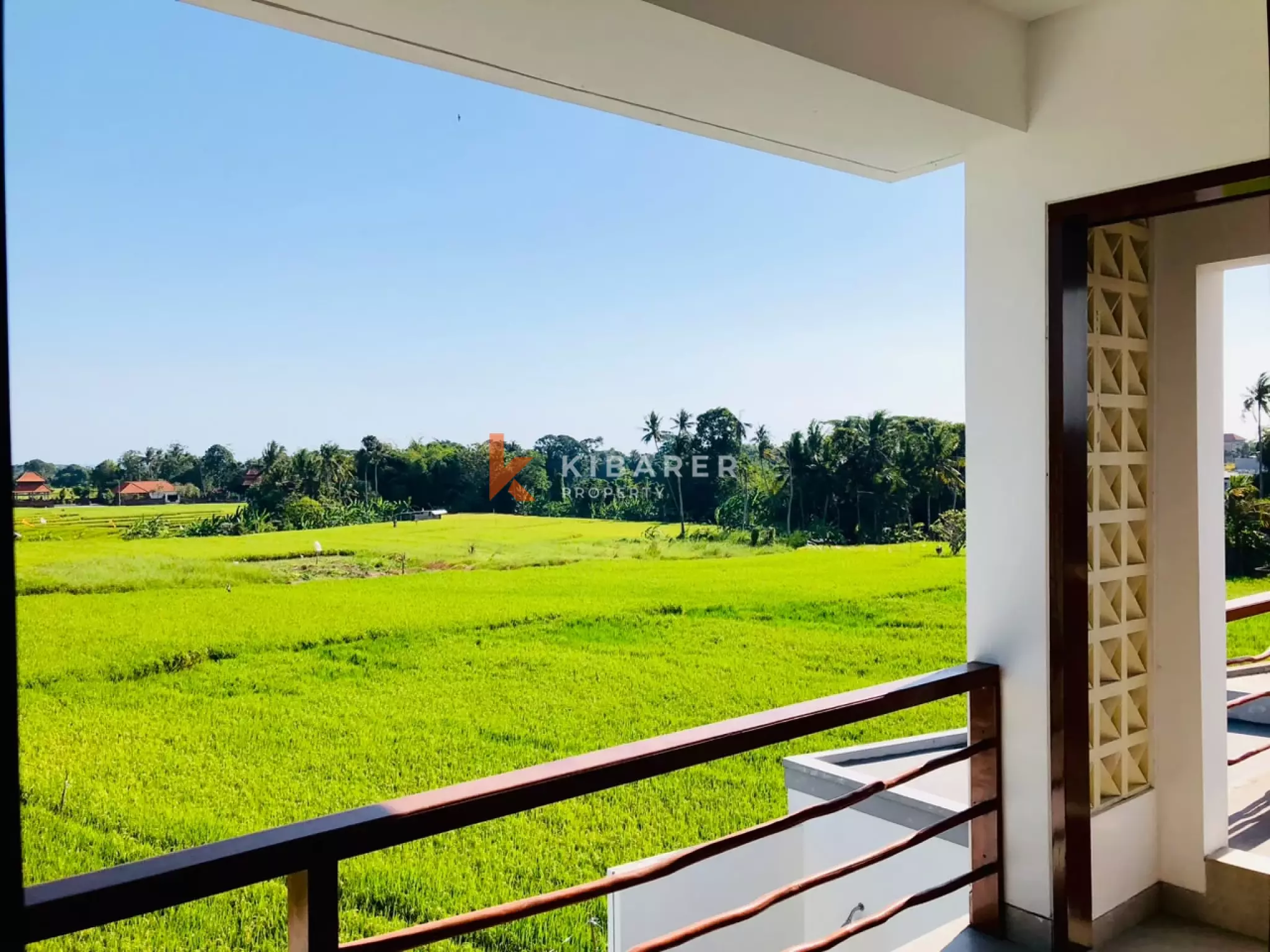 Modern Comfort with Rice Field Views Two-bedroom Villa in Cemagi