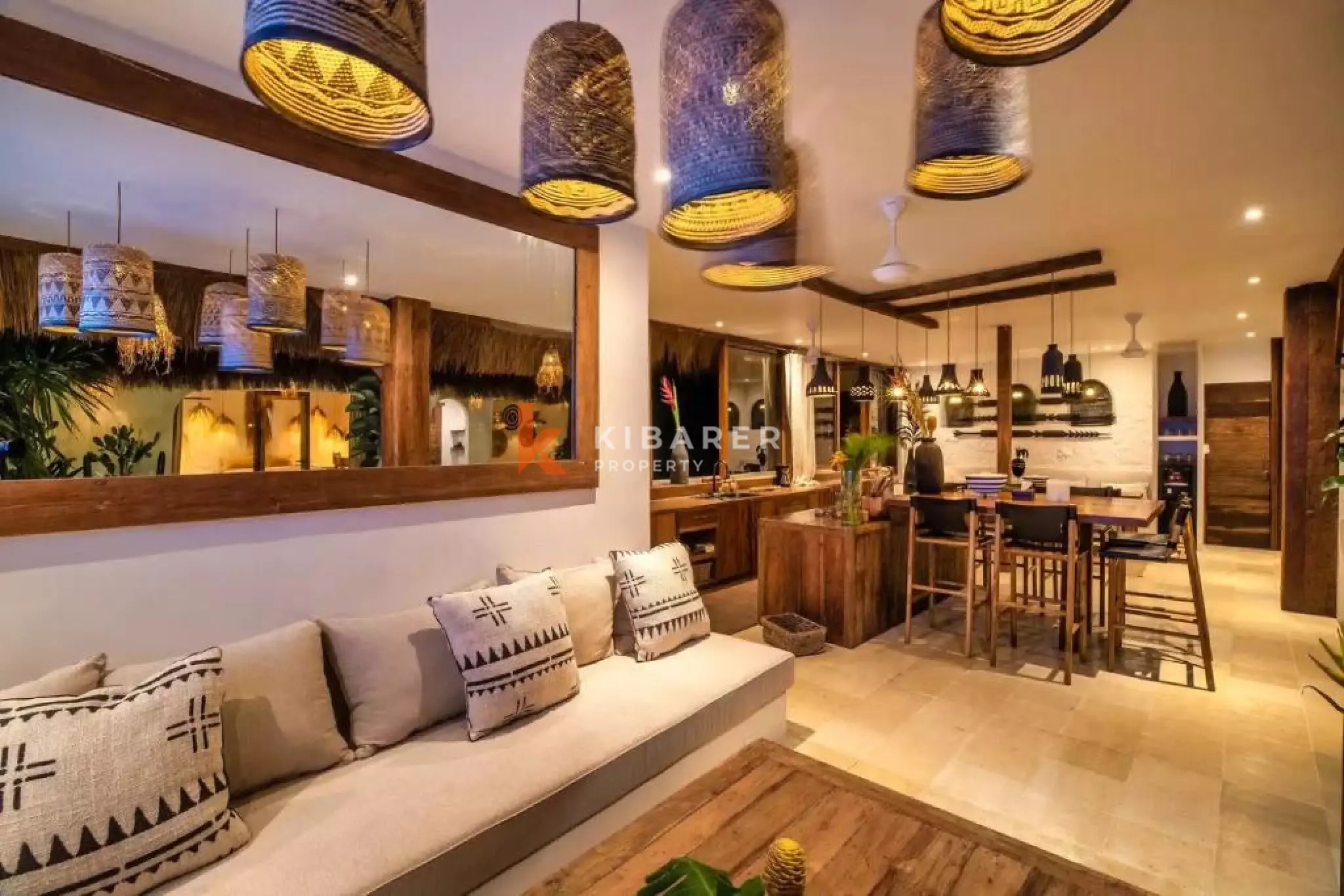 Lovely Tropical Three-Bedroom Villa in Umalas