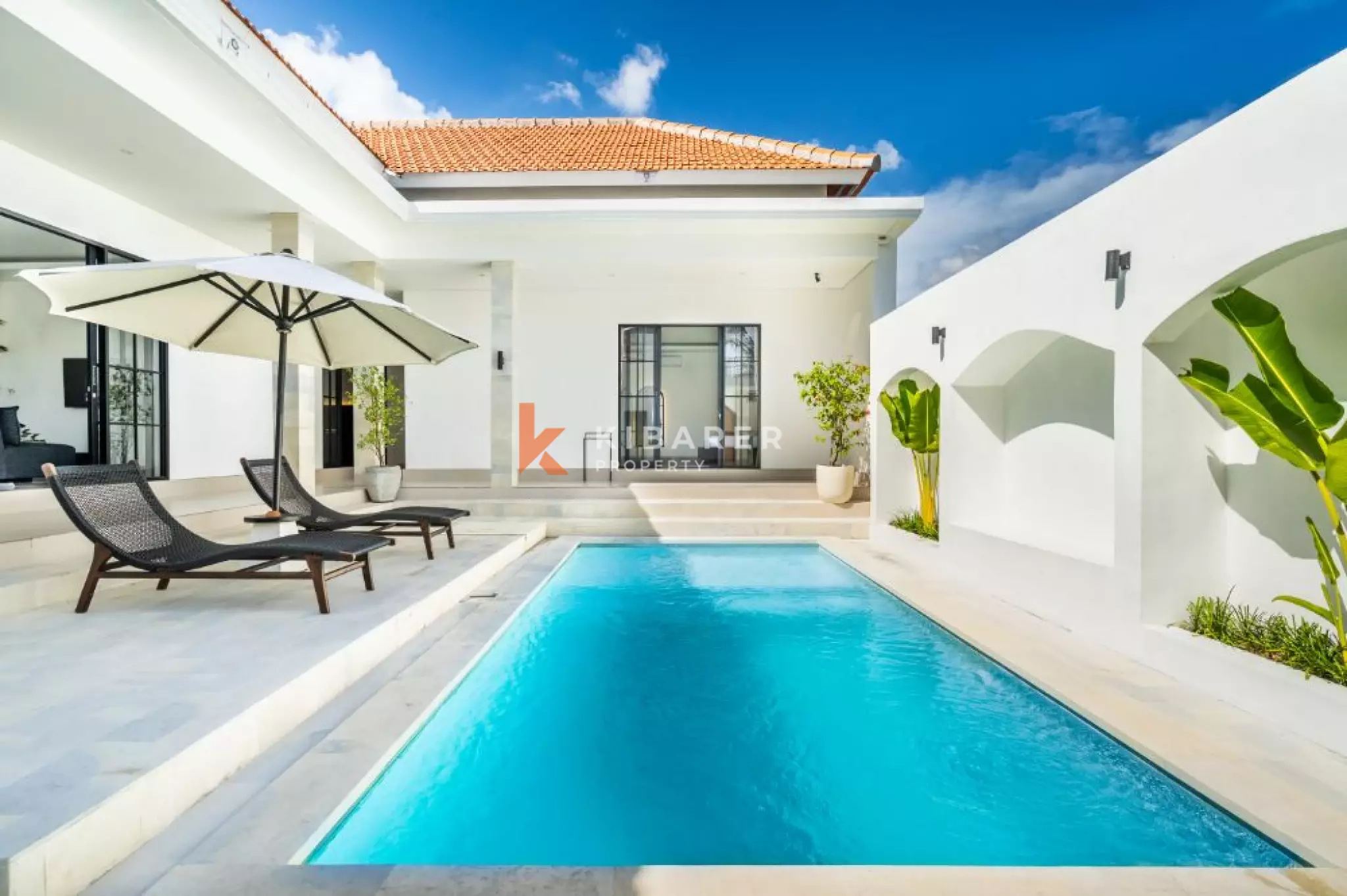 Tropical Three-Bedroom Pool Villa in Canggu