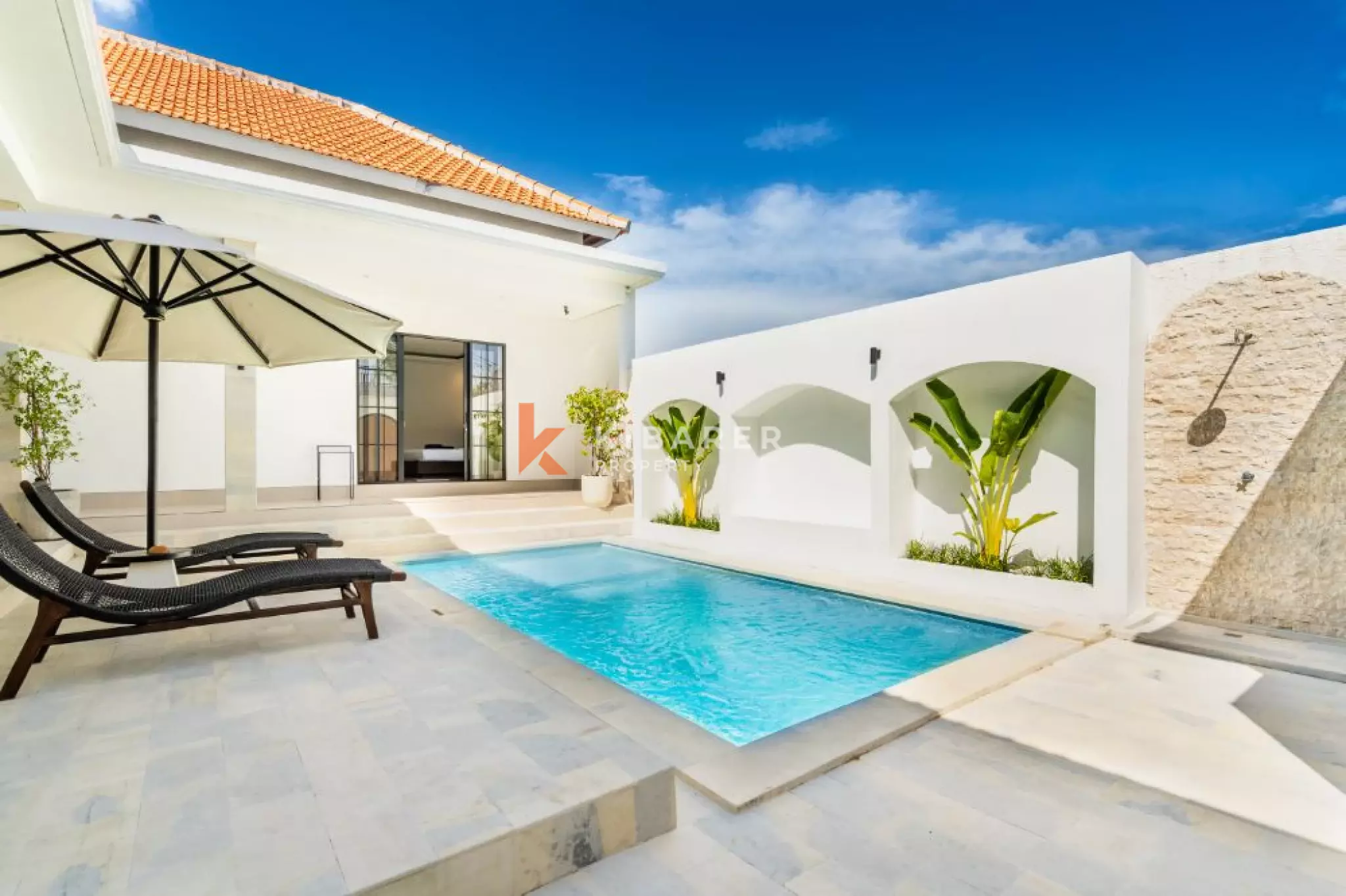 Tropical Three-Bedroom Pool Villa in Canggu