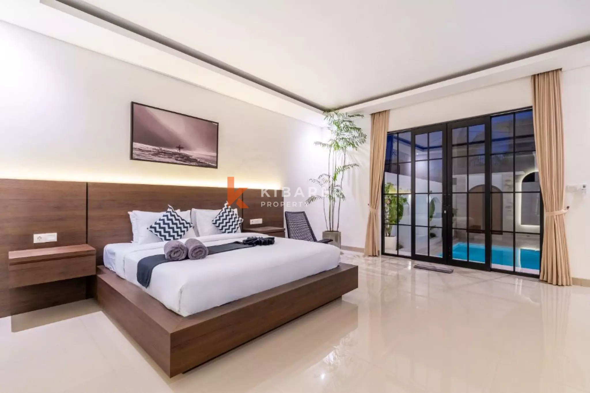 Tropical Three-Bedroom Pool Villa in Canggu
