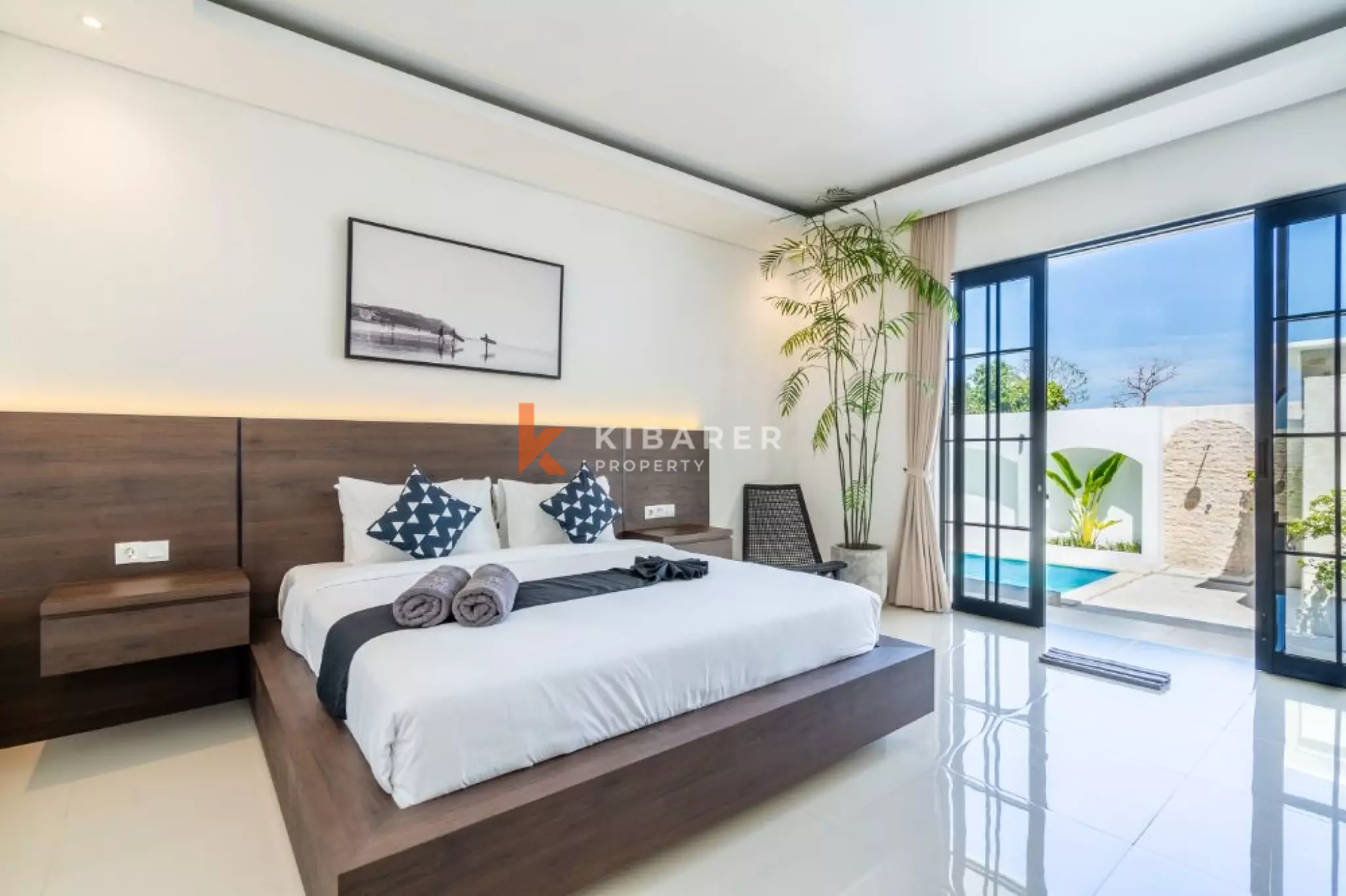 Tropical Three-Bedroom Pool Villa in Canggu